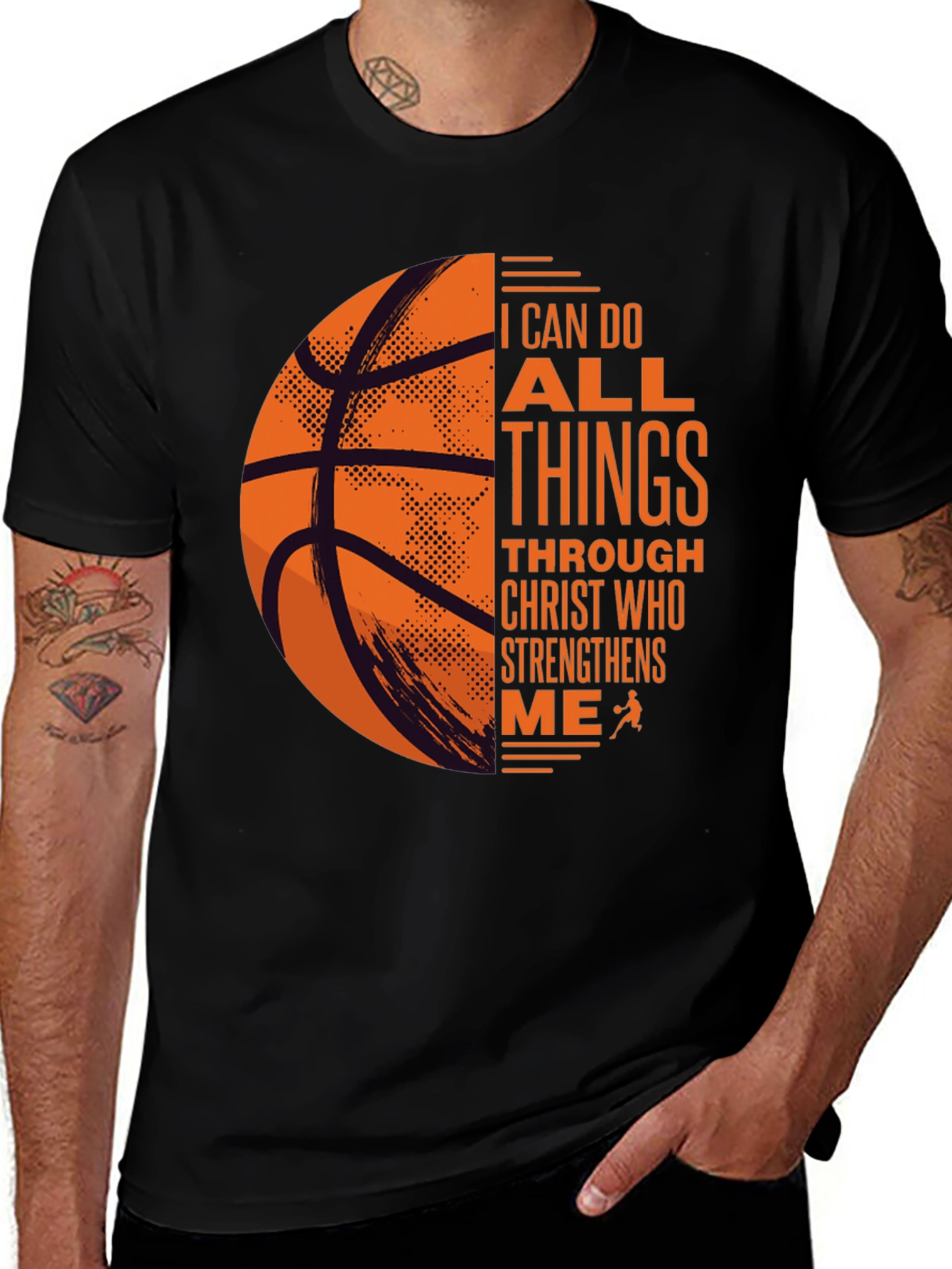 Basketball Christian T-Shirt: I Can Do All Things