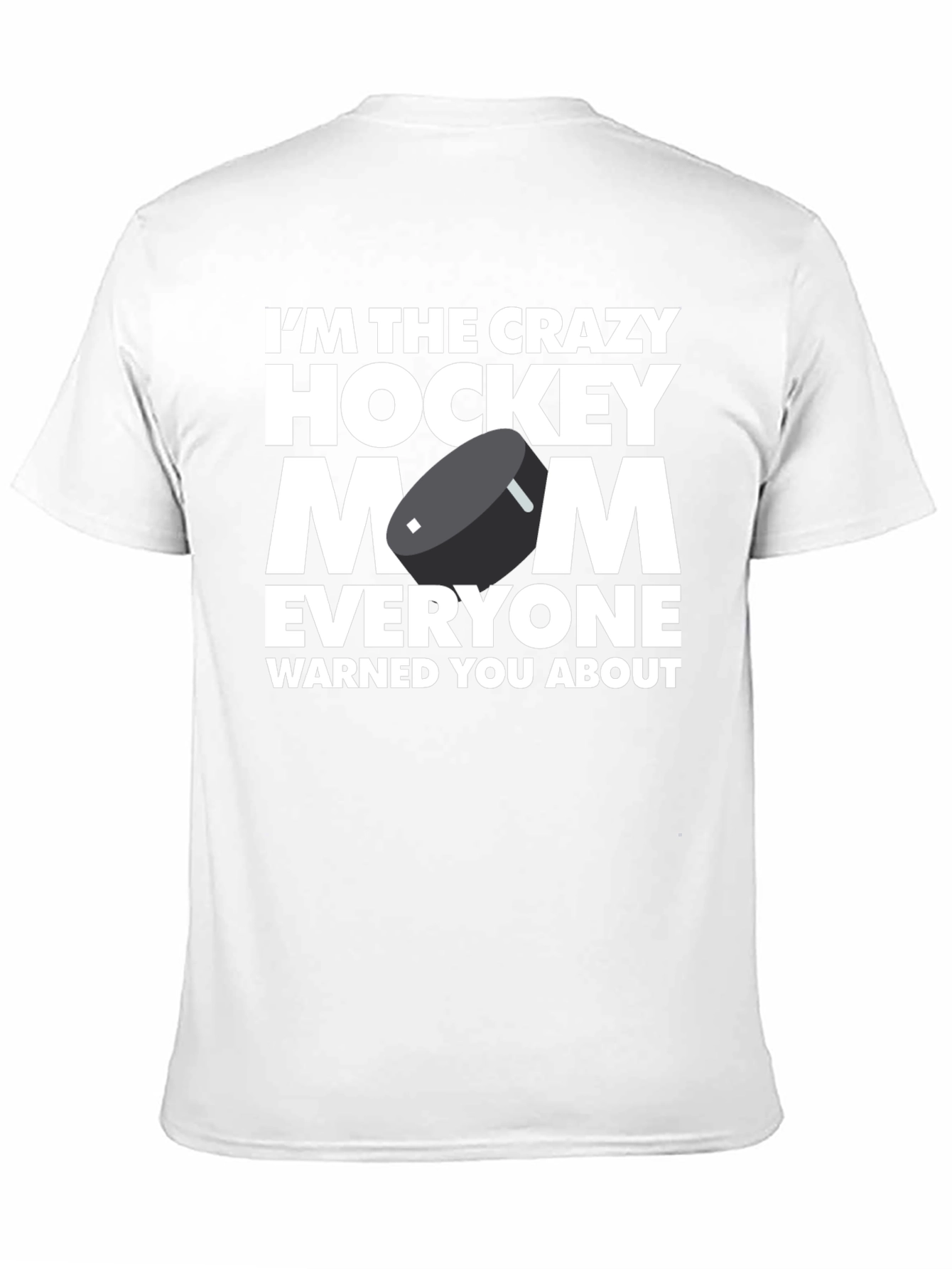 Crazy Hockey Mom Graphic T-Shirt
