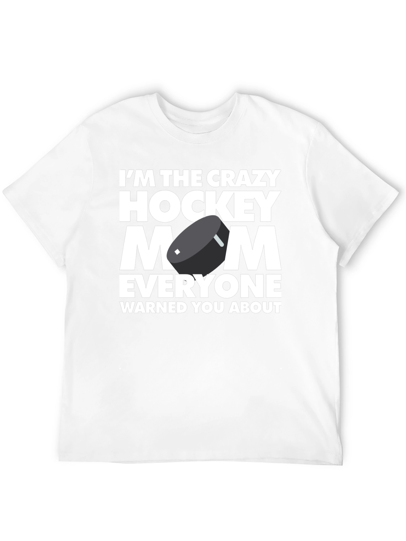 Crazy Hockey Mom Graphic T-Shirt