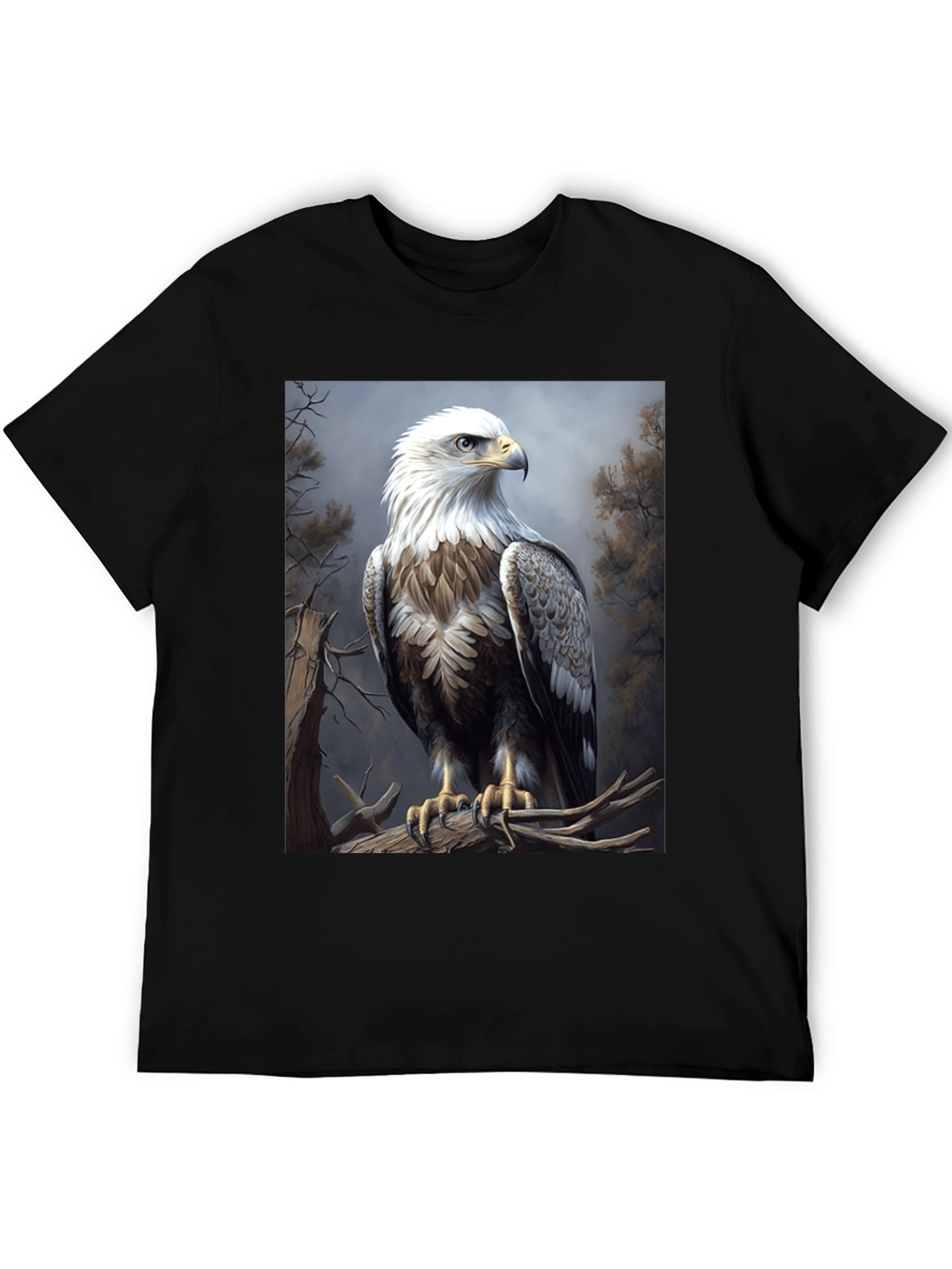 Eagle Graphic Tee - Majestic Bird Print