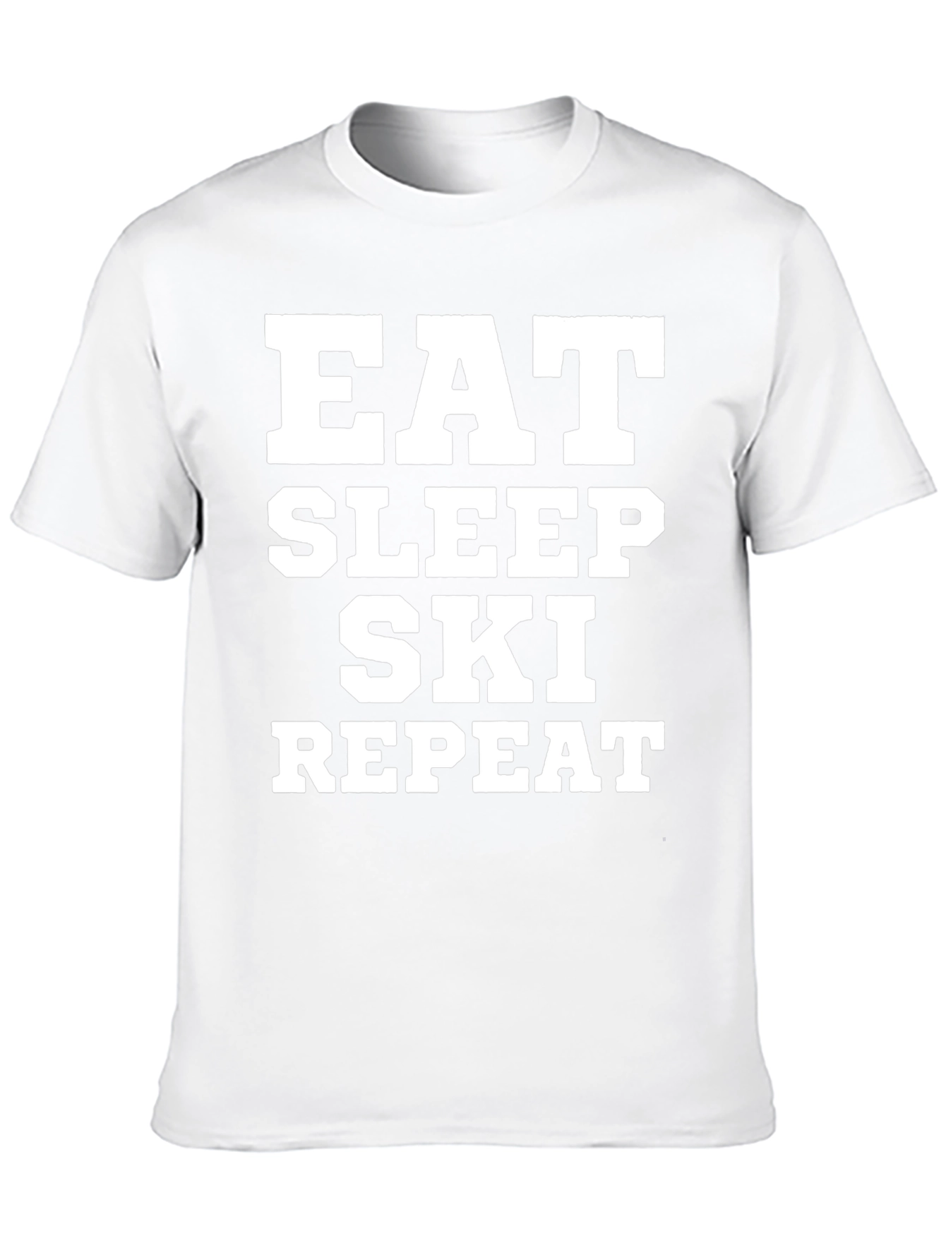 Eat Sleep Ski Repeat Graphic Tee