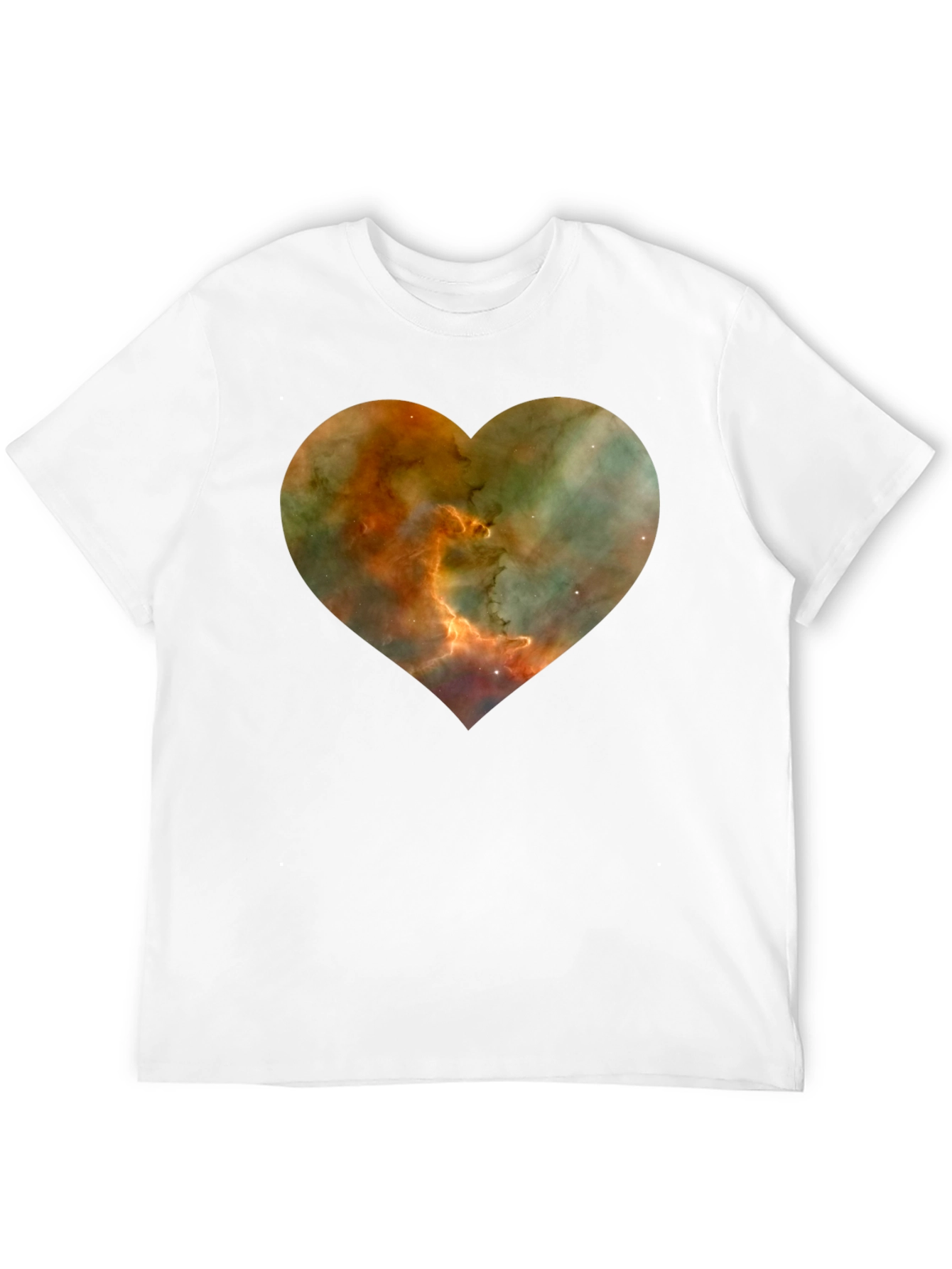 Nebula Heart Black Graphic Tee