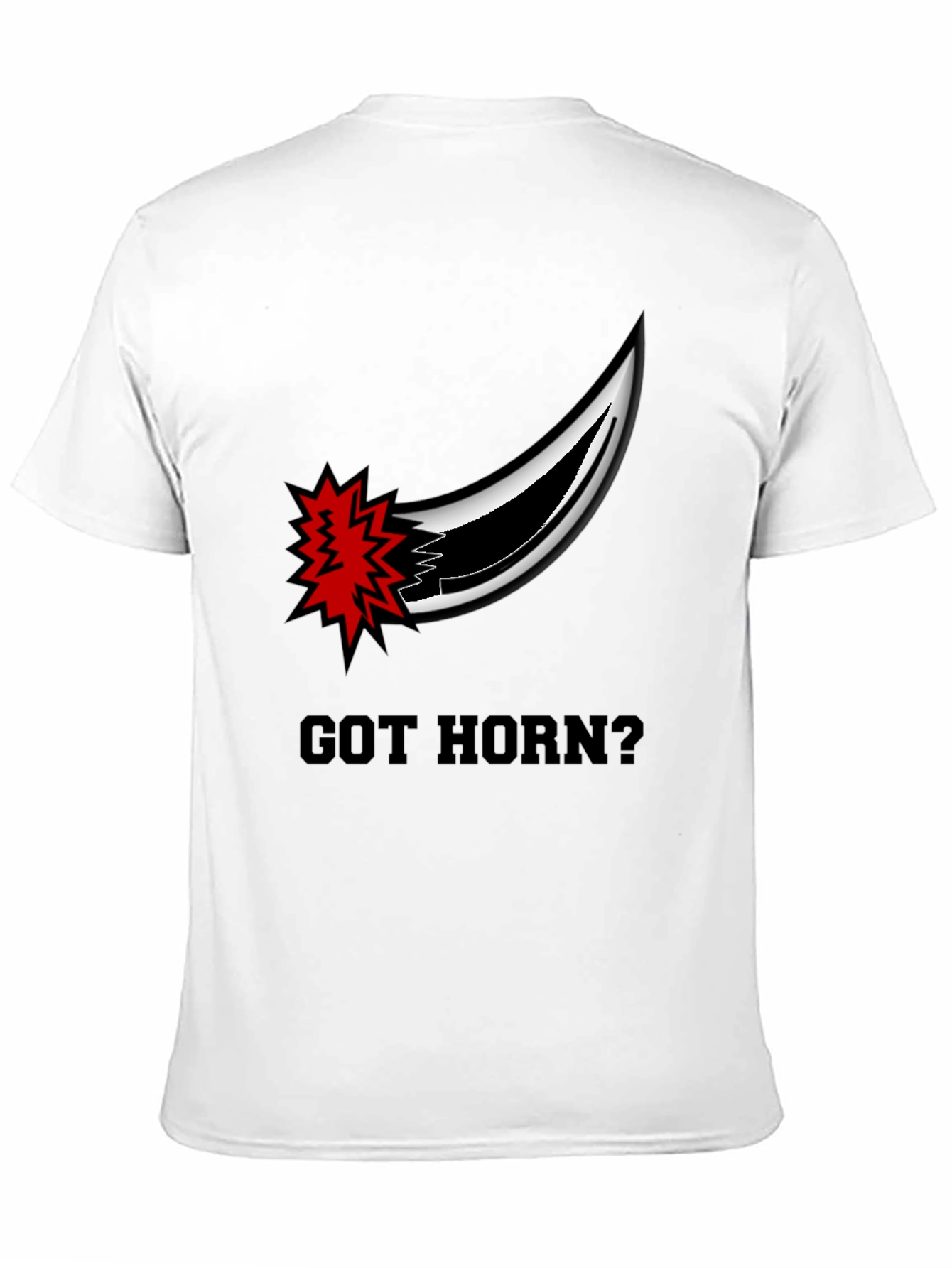 Got Horn? Graphic Black T-Shirt