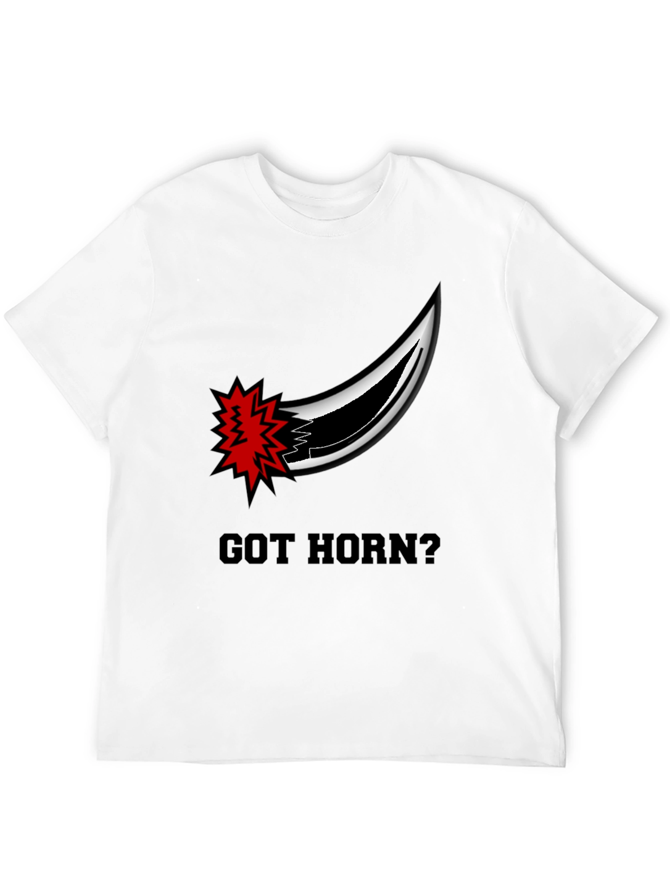 Got Horn? Graphic Black T-Shirt
