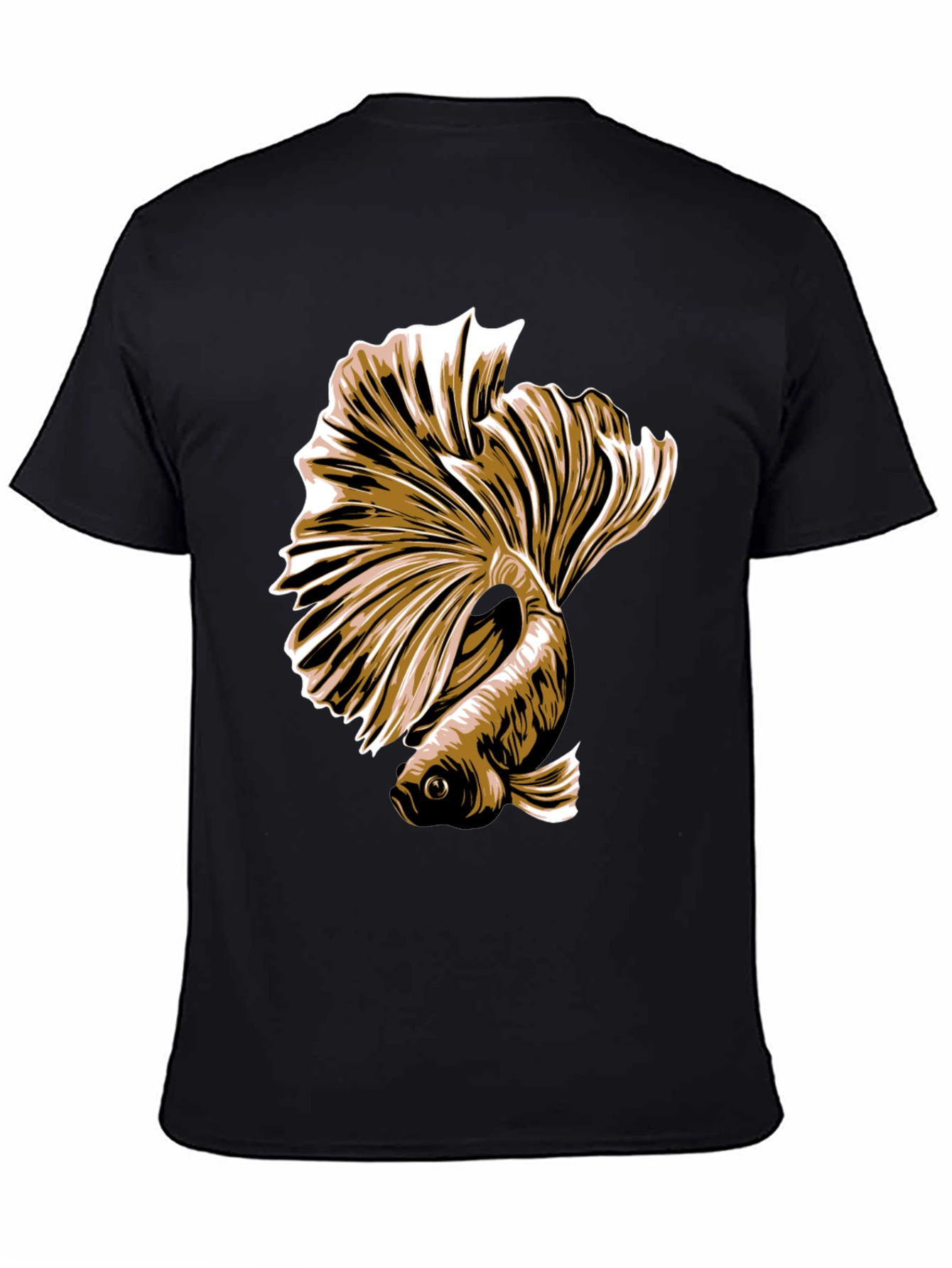 Betta Fish Graphic Tee - Stylish Mens T-Shirt
