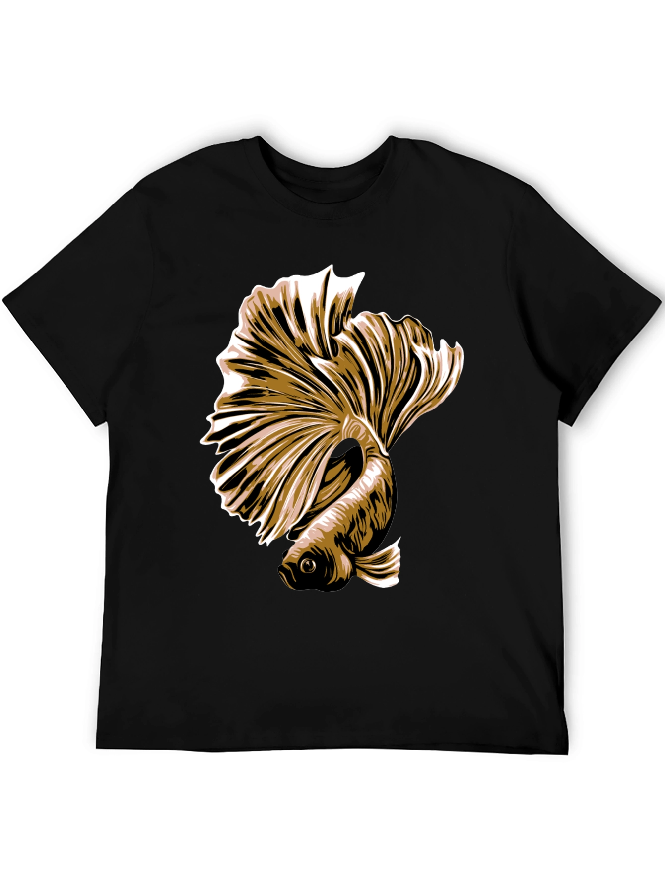 Betta Fish Graphic Tee - Stylish Mens T-Shirt