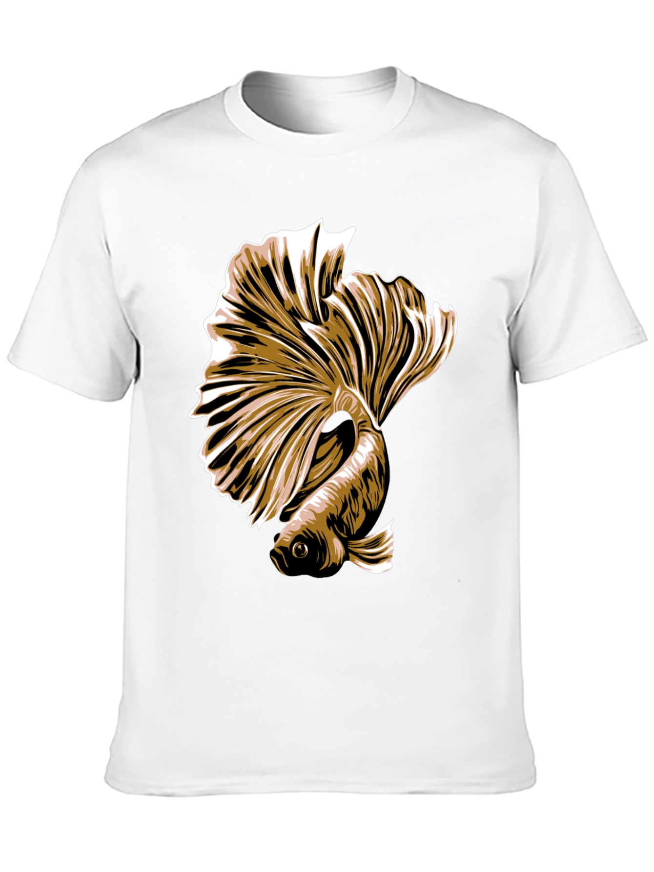 Betta Fish Graphic Tee - Stylish Mens T-Shirt