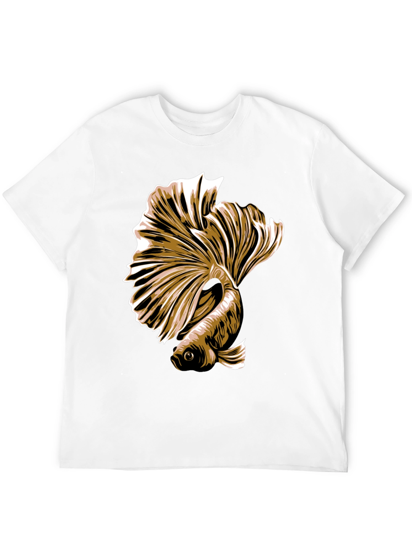 Betta Fish Graphic Tee - Stylish Mens T-Shirt