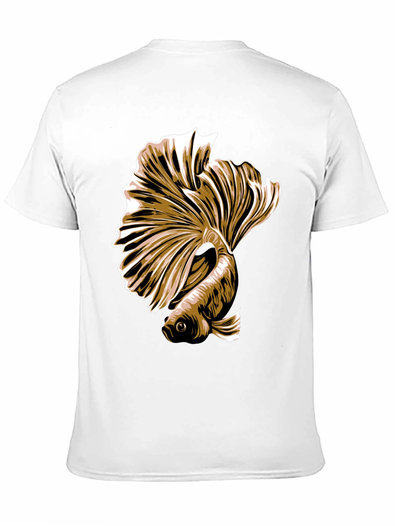Betta Fish Graphic Tee - Stylish Mens T-Shirt