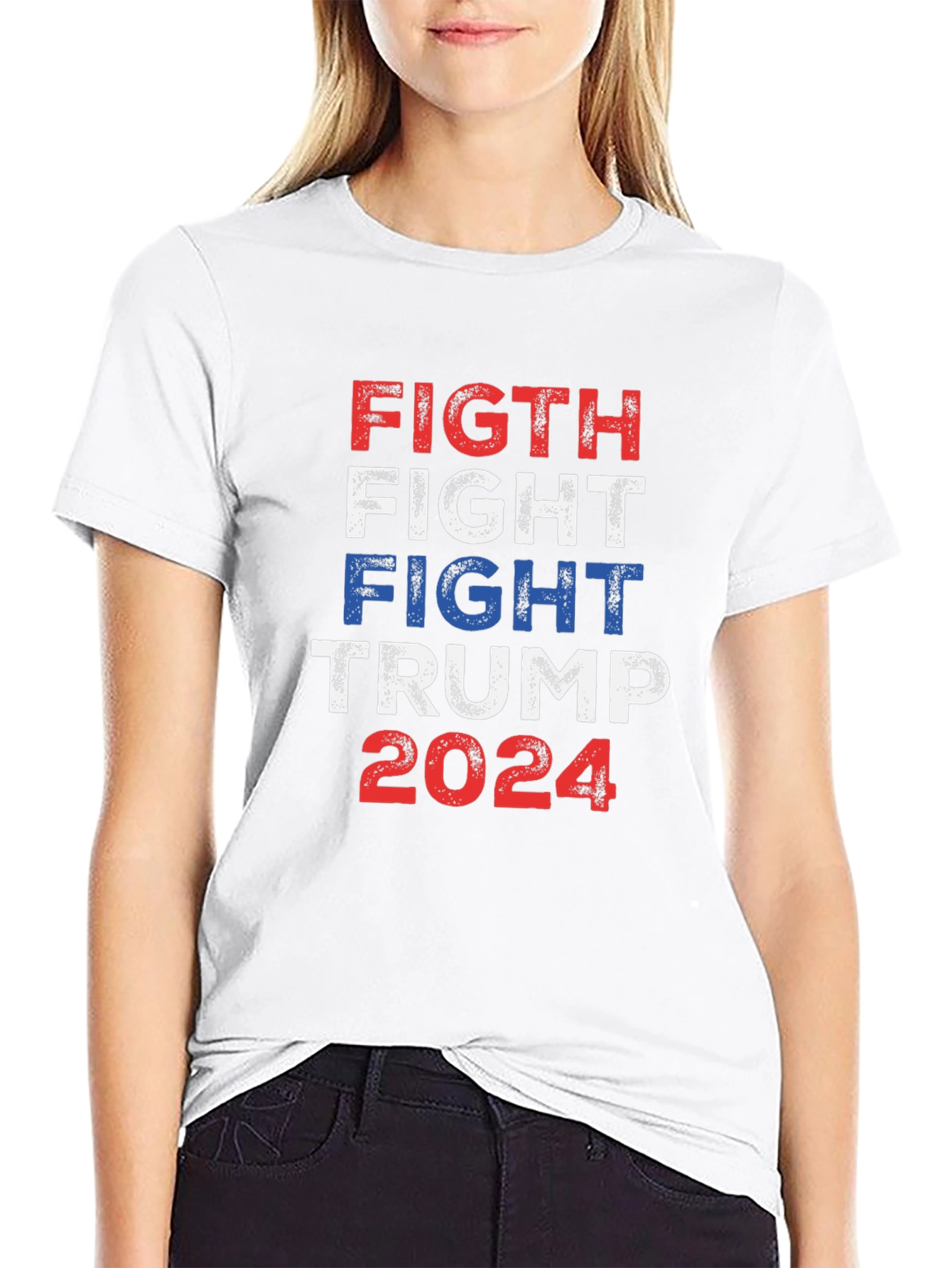 Fight Trump 2024 Graphic Tee