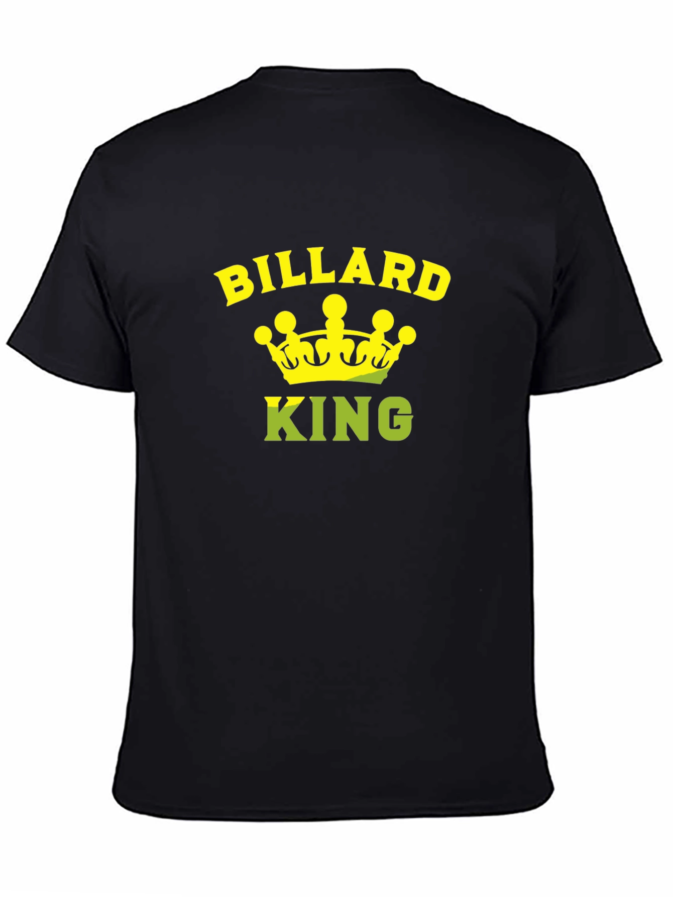 Billiard King Graphic T-Shirt - Black Tee