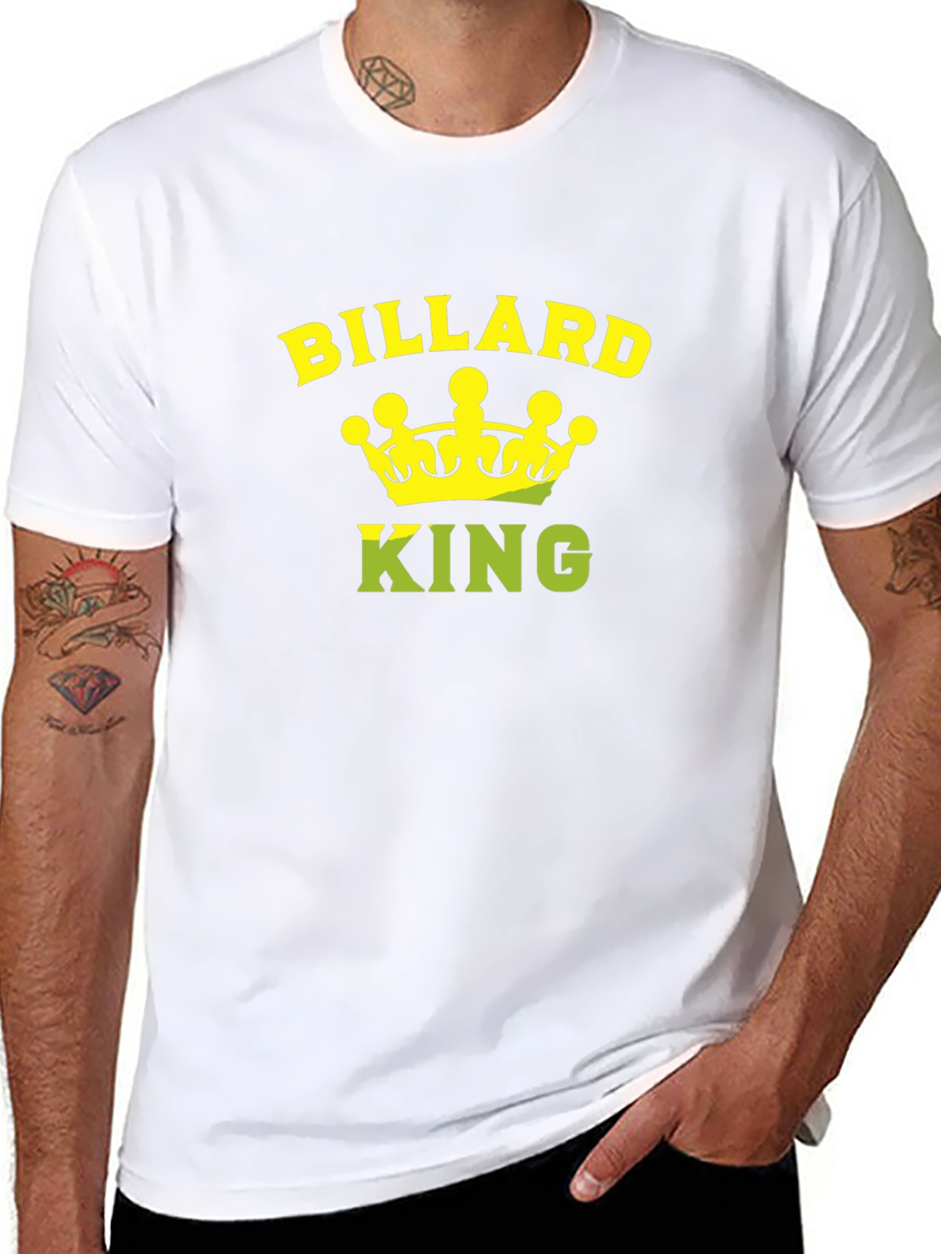 Billiard King Graphic T-Shirt - Black Tee
