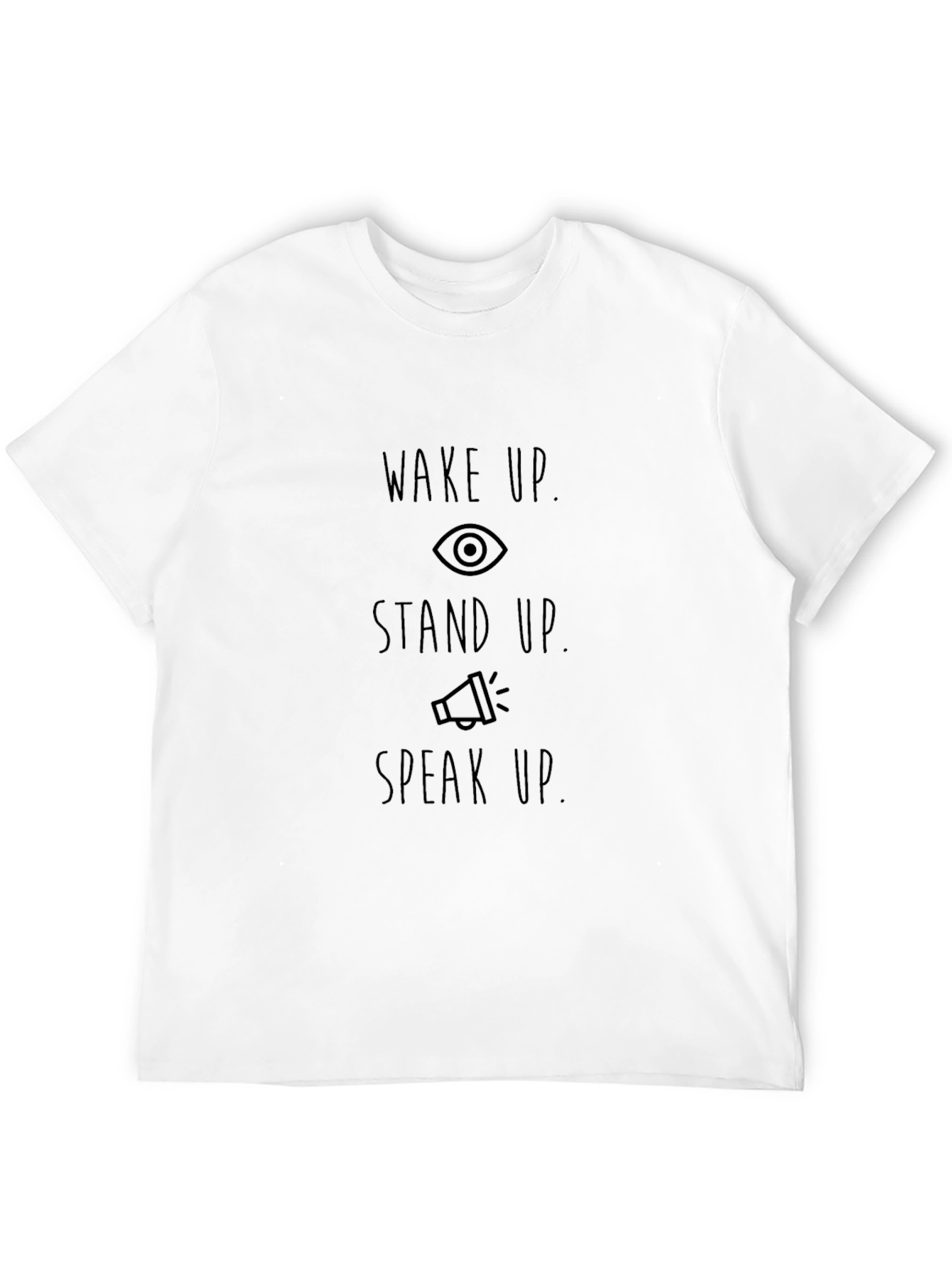 Wake Up Stand Up Speak Up Graphic Tee