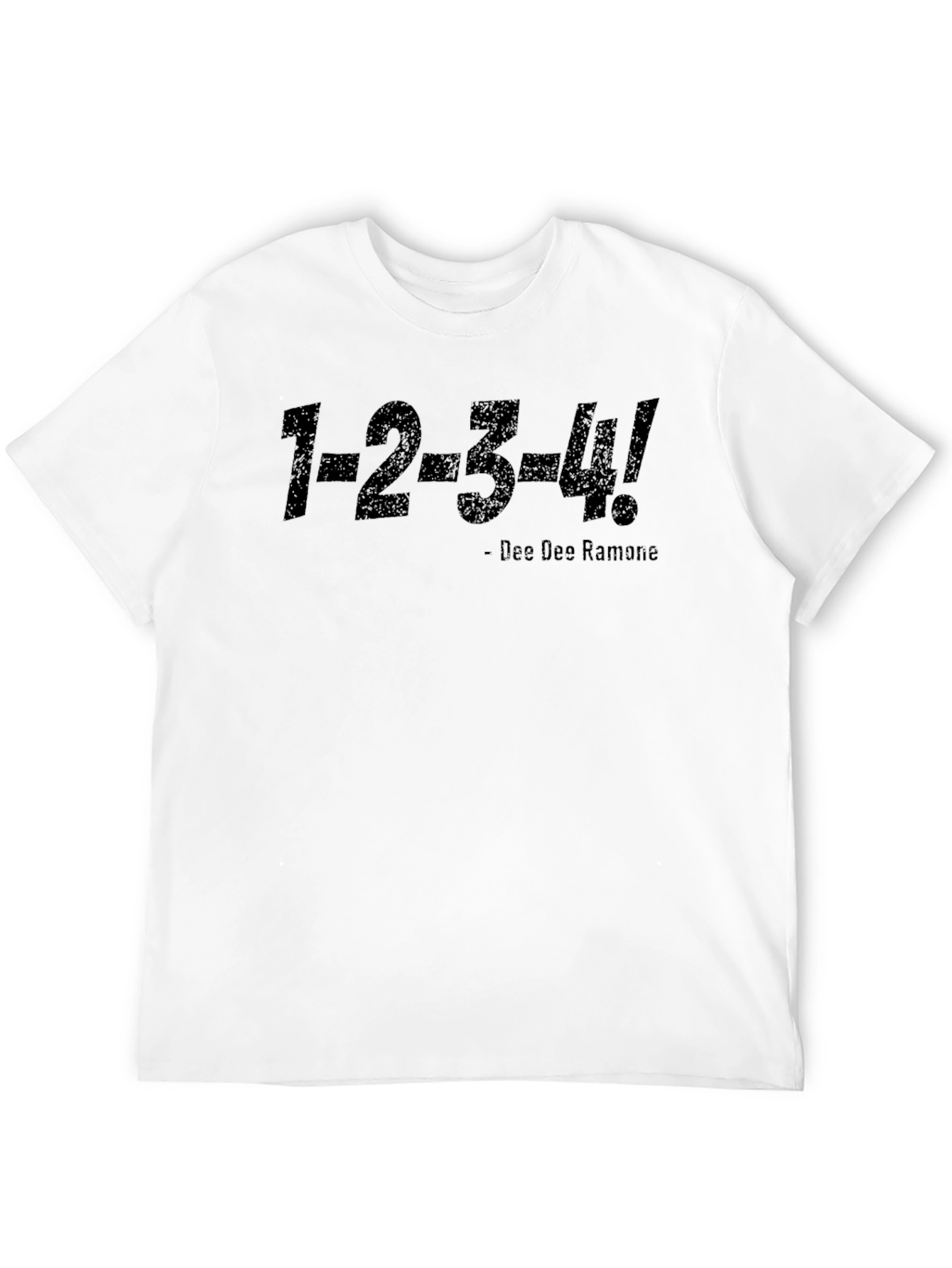 Dee Dee Ramone 1-2-3-4! Graphic T-Shirt