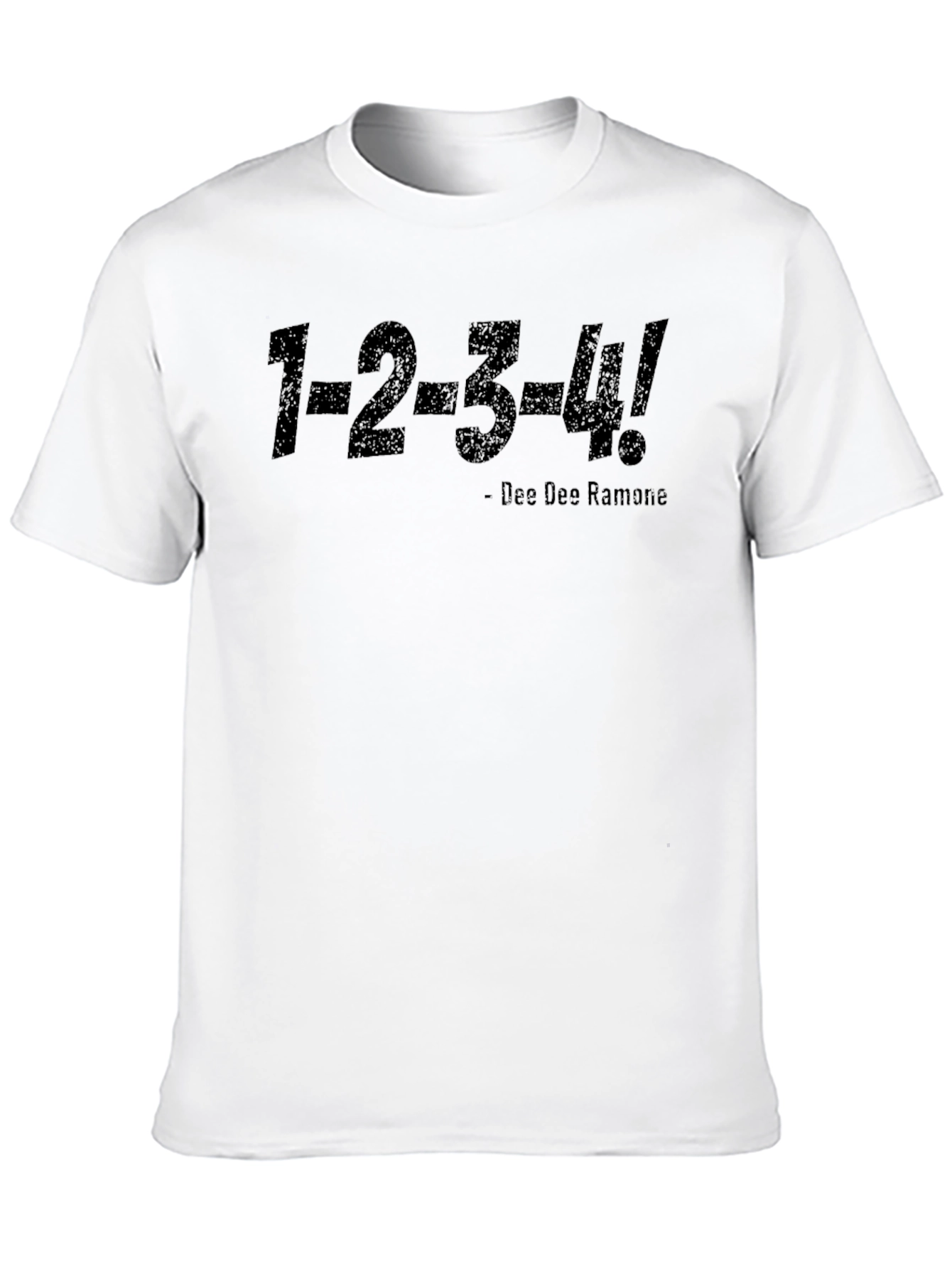 Dee Dee Ramone 1-2-3-4! Graphic T-Shirt
