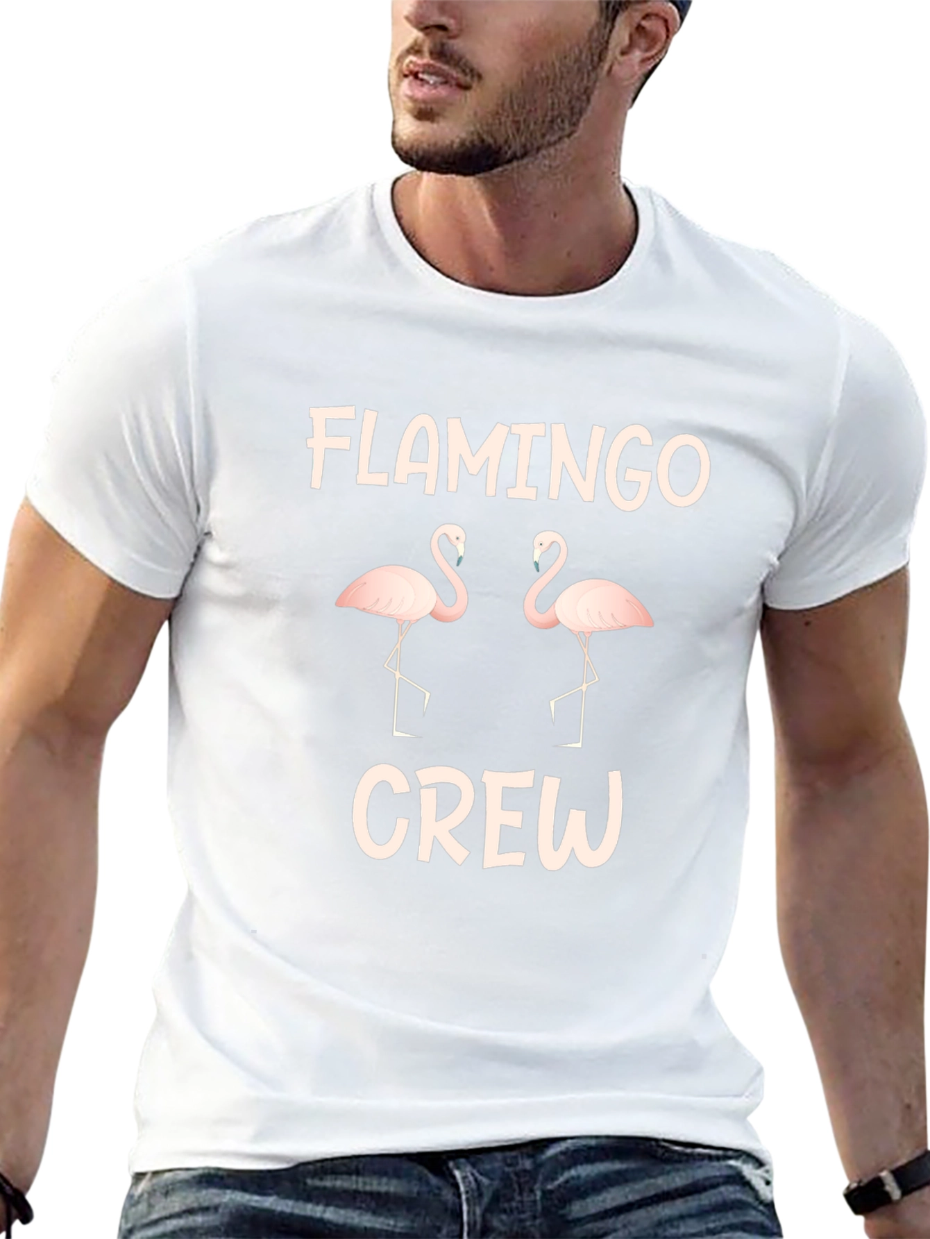 Flamingo Crew T-Shirt - Stylish & Fun