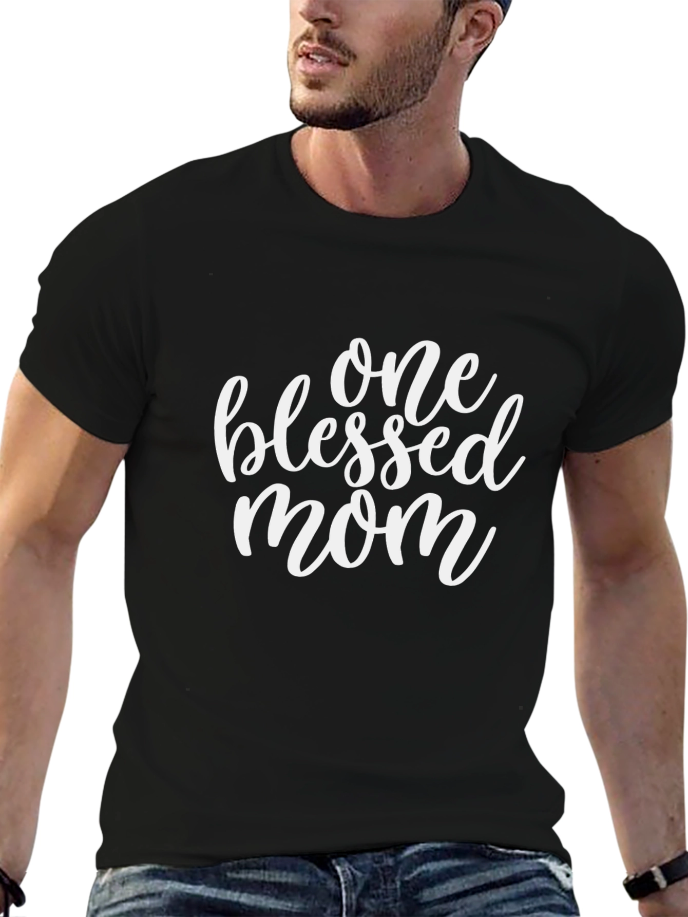 Blessed Mom Graphic Tee - Soft Cotton Comfort