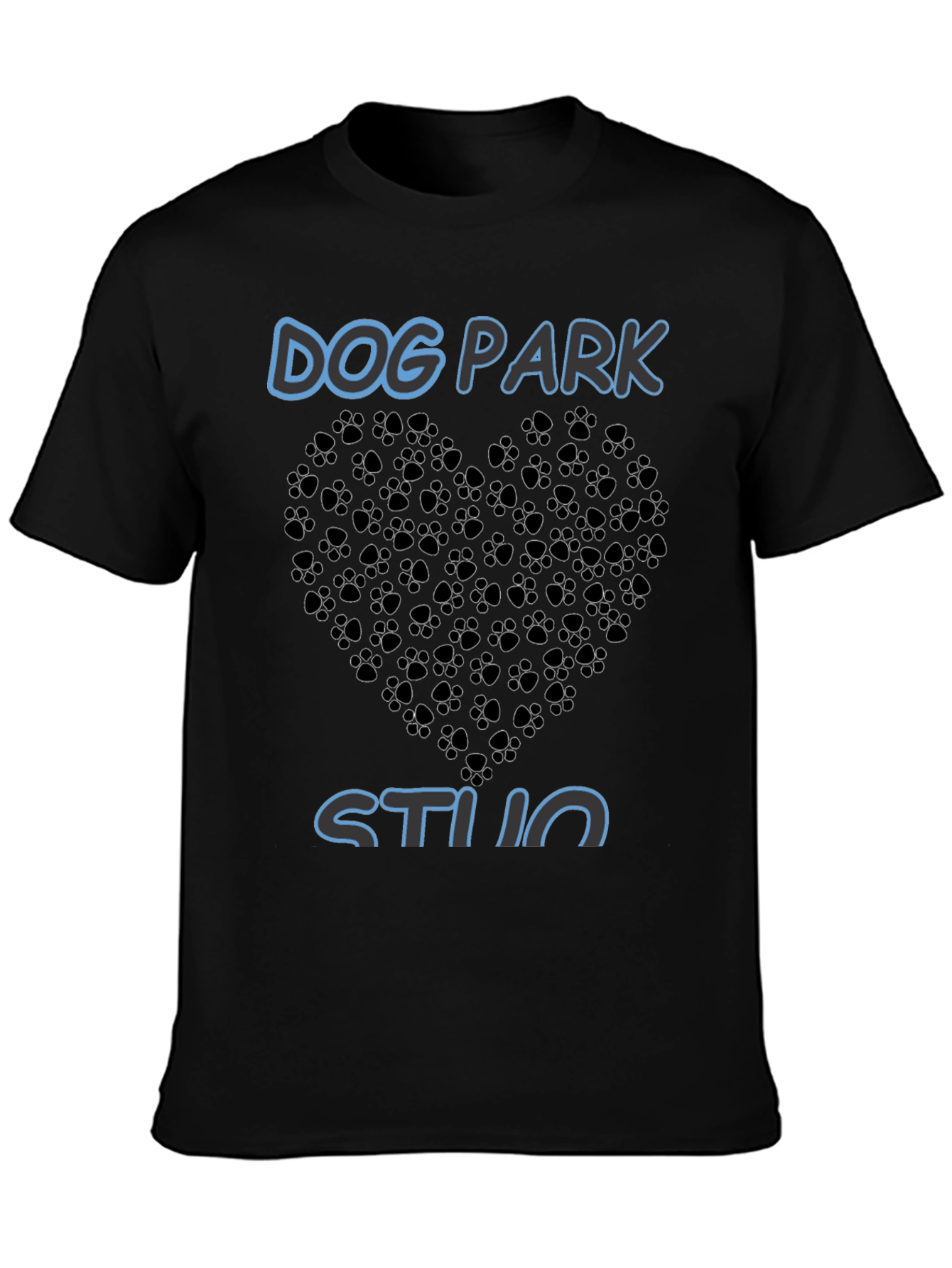Dog Park Studio Black Crewneck T-shirt