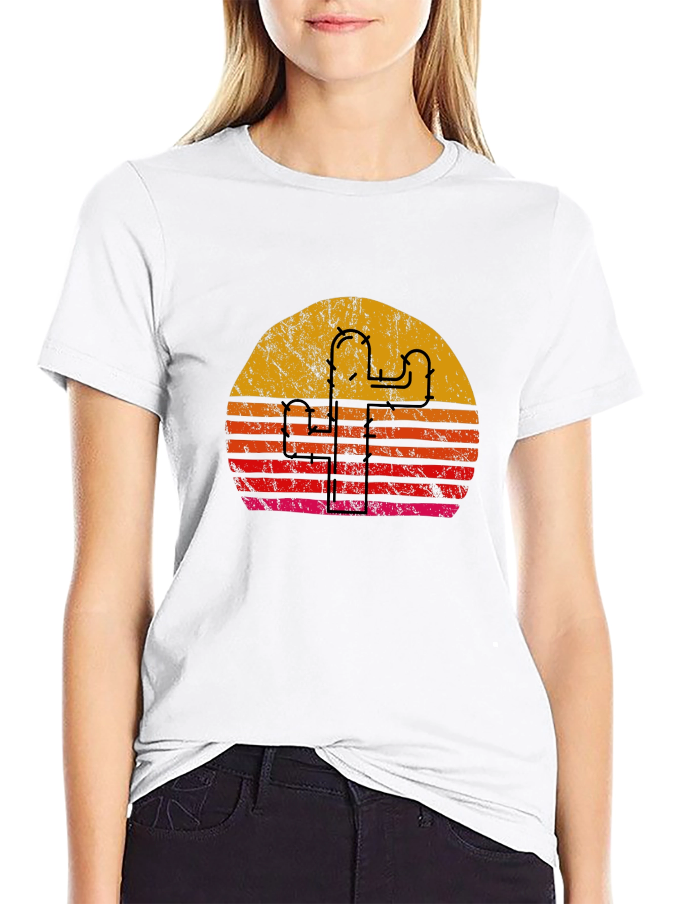 Retro Sunset Roller Coaster T-Shirt