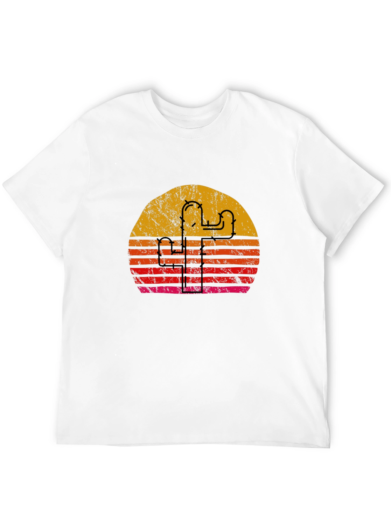 Retro Sunset Roller Coaster T-Shirt