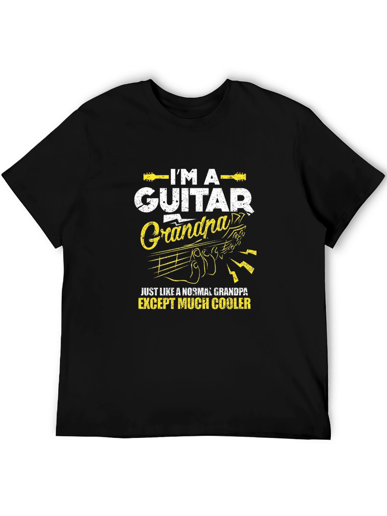 Guitar Grandpa T-Shirt - Cool Grandpa Tee