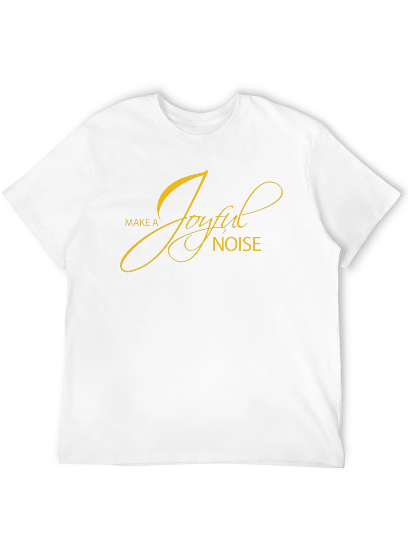 Joyful Noise Graphic Tee - Black Cotton T-Shirt