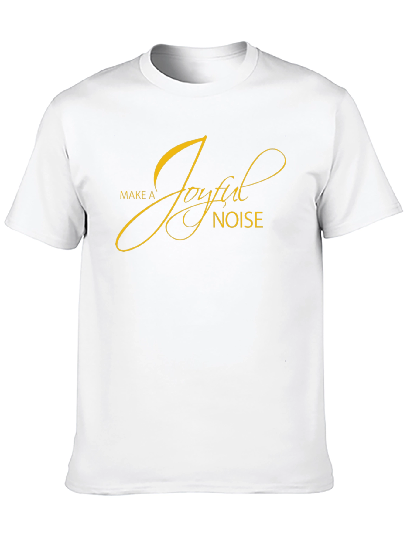 Joyful Noise Graphic Tee - Black Cotton T-Shirt