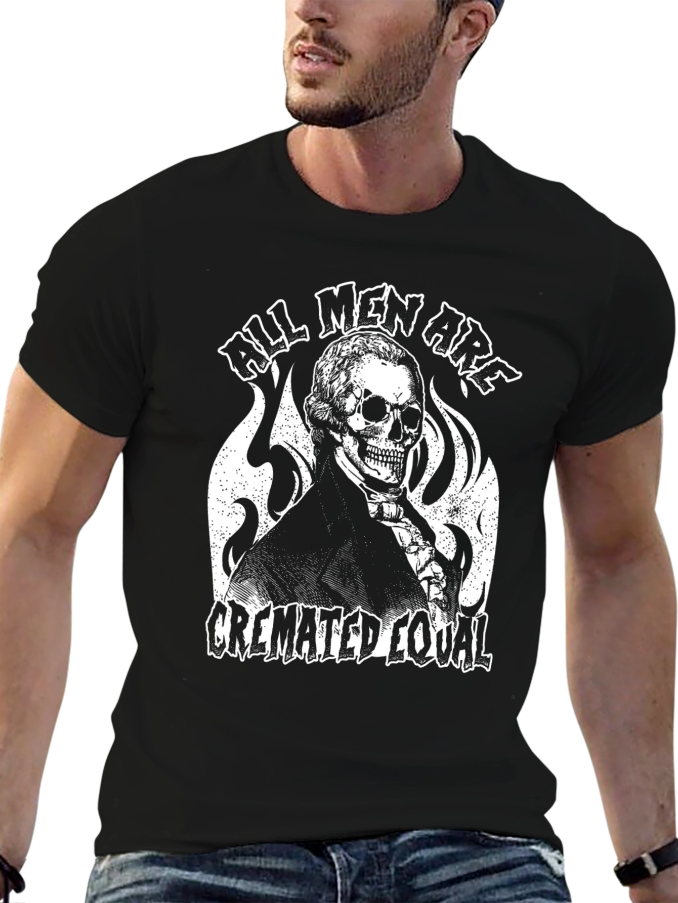 All Men Are Cremated Equal Graphic Tee