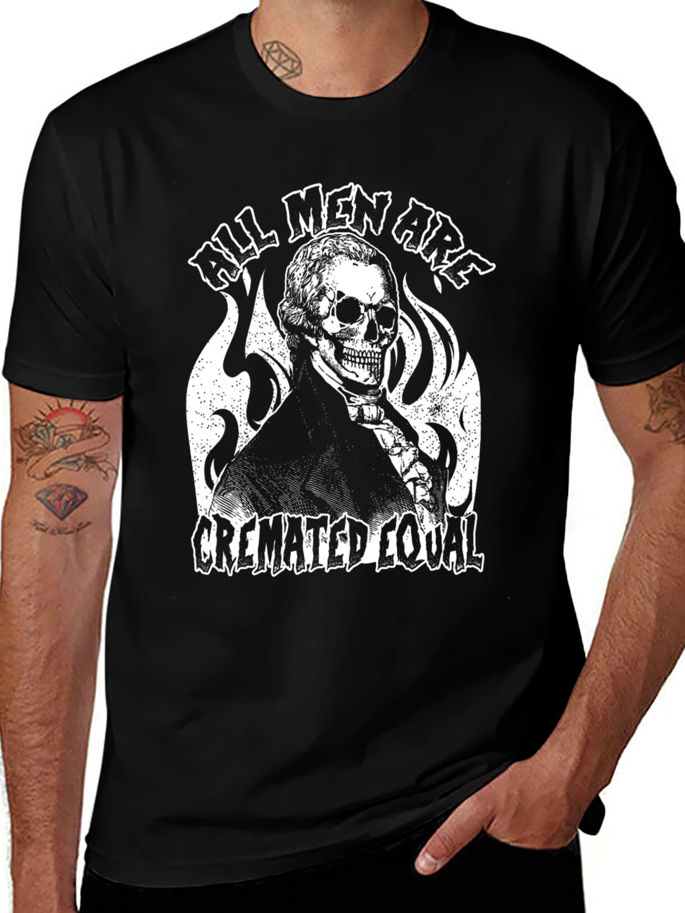 All Men Are Cremated Equal Graphic Tee