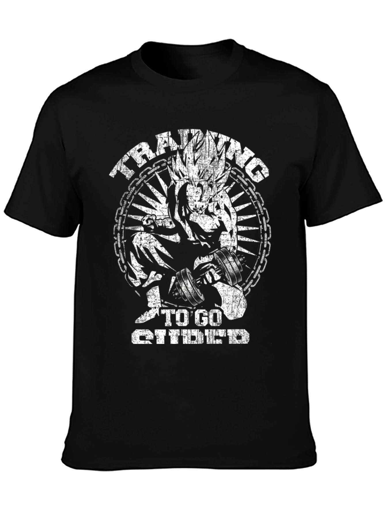 Training To Go Super T-Shirt | Anime Gym Tee