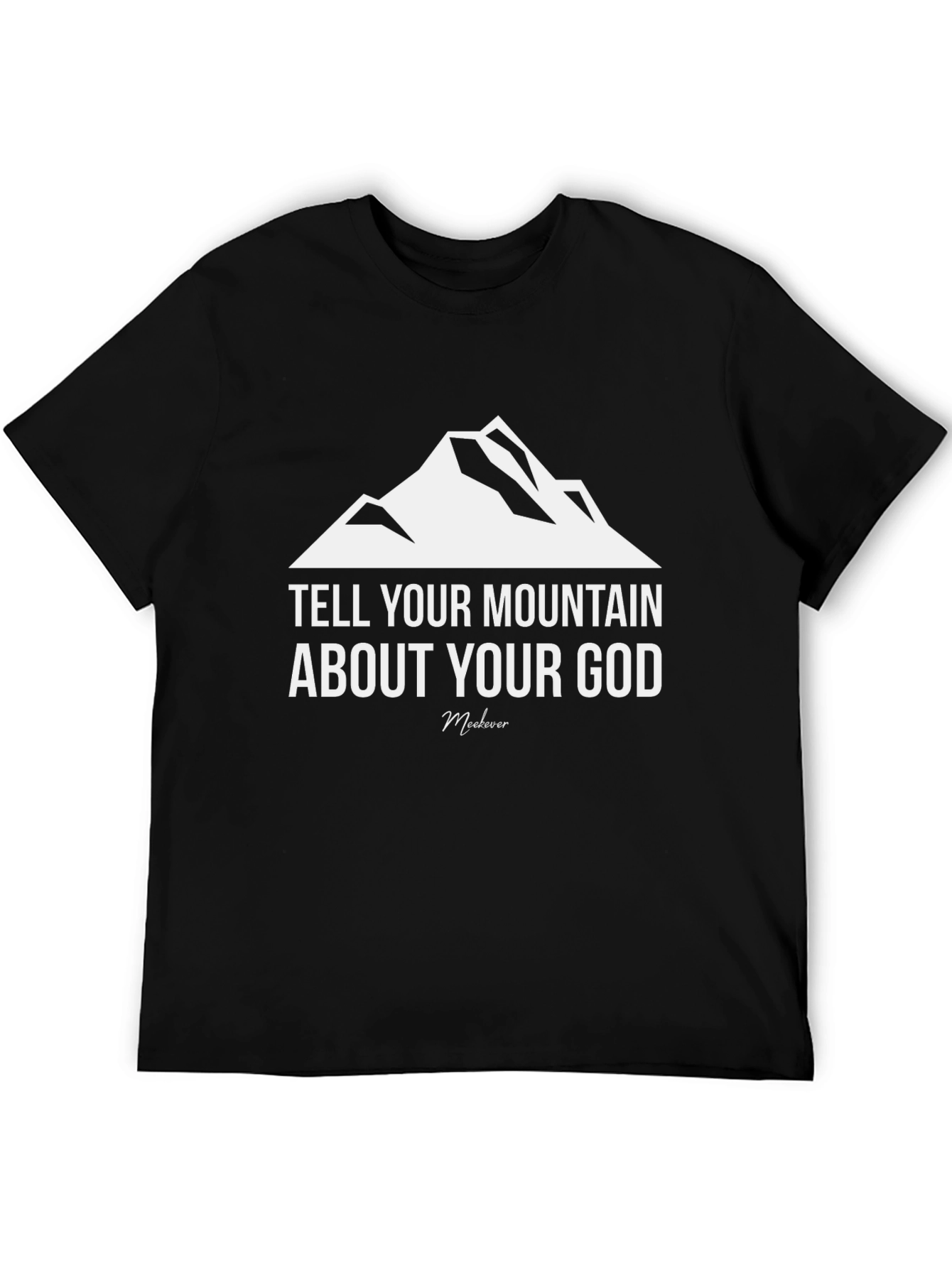 Mountain God Graphic Tee - Black
