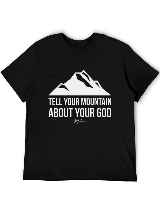 Mountain God Graphic Tee - Black