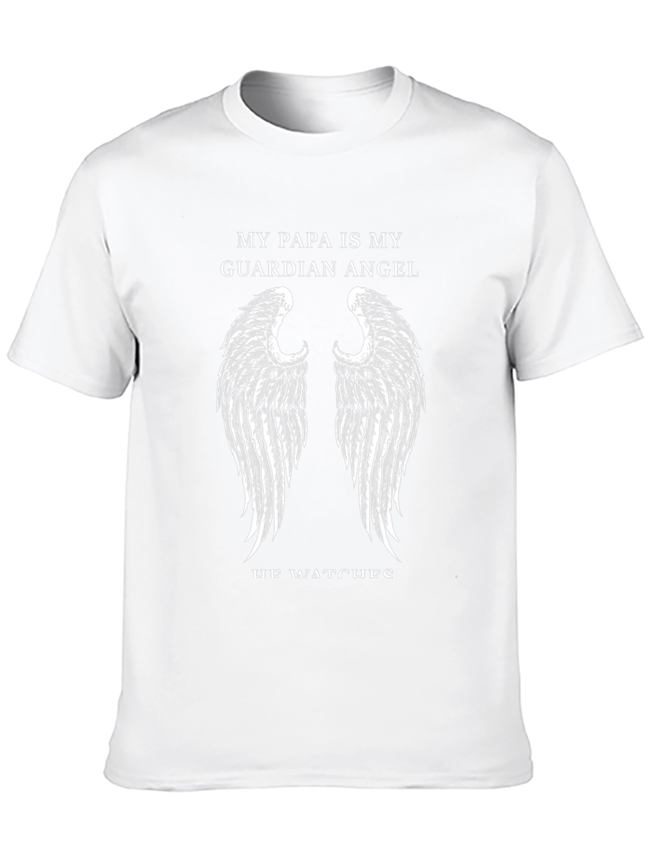 Papa Guardian Angel Graphic Tee