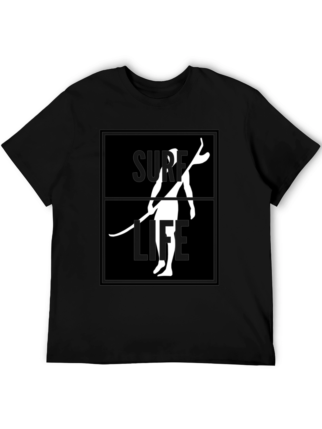 Surf Life Graphic Tee - Black T-Shirt