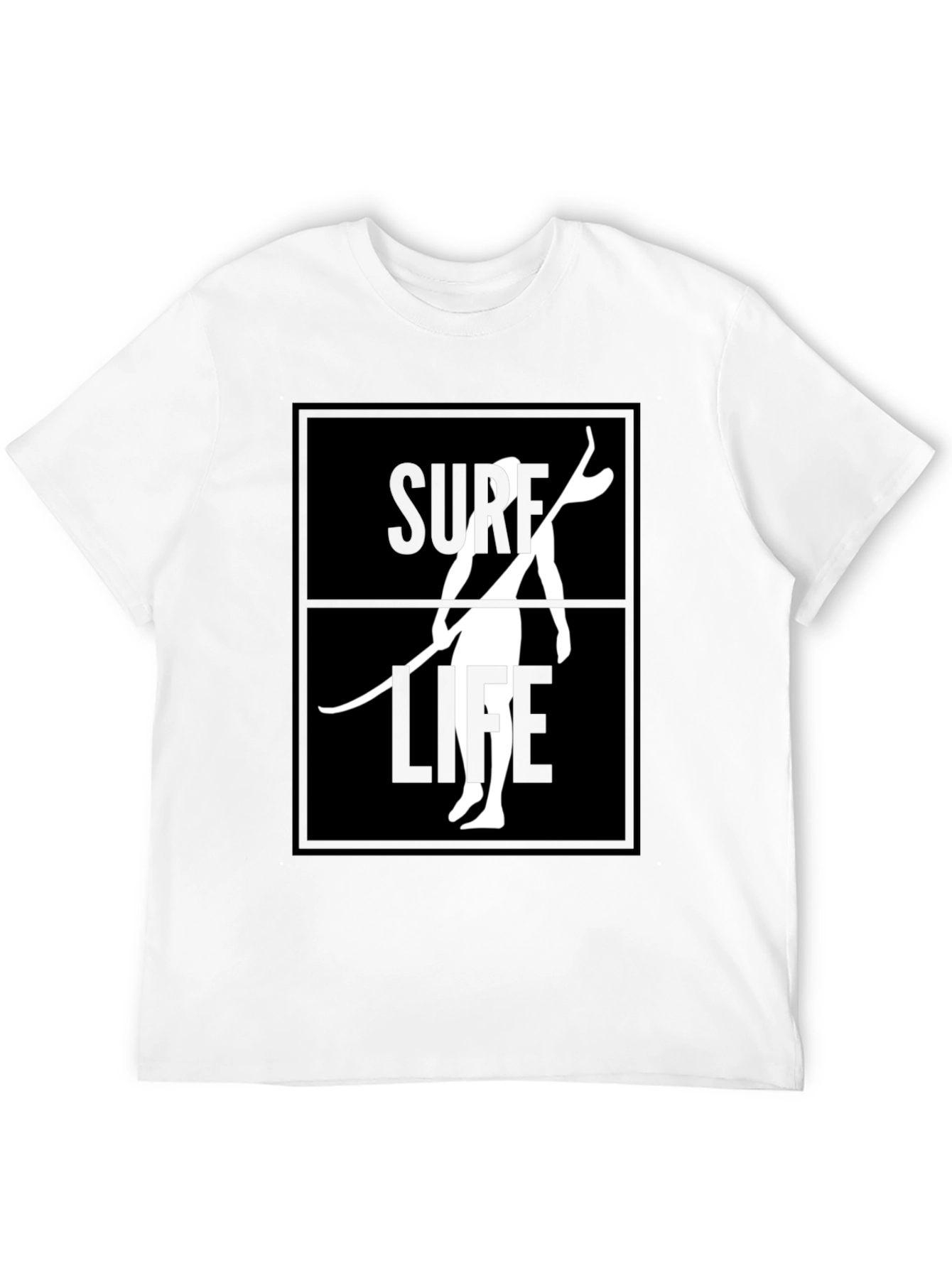 Surf Life Graphic Tee - Black T-Shirt