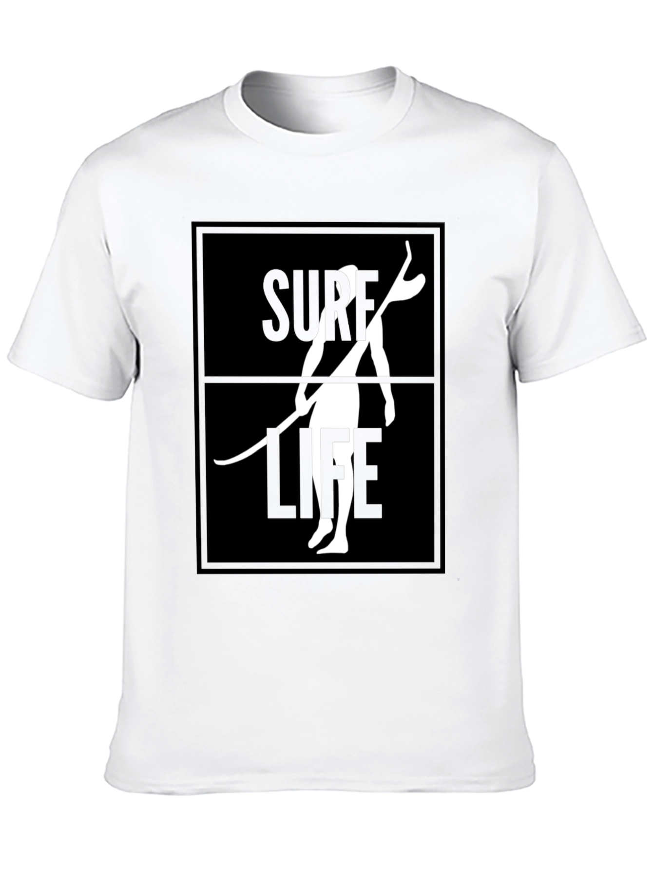 Surf Life Graphic Tee - Black T-Shirt