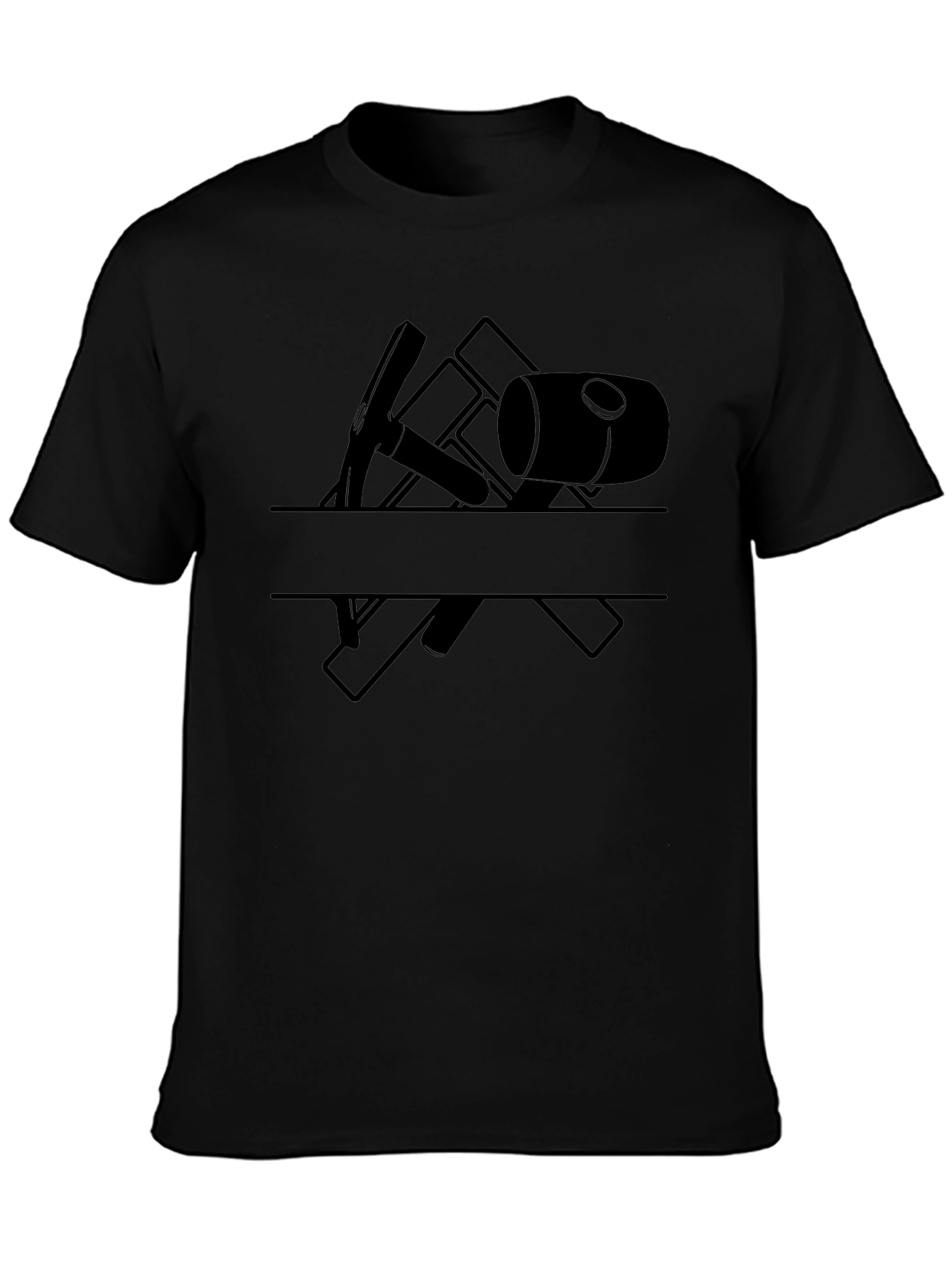Masonry Graphic T-Shirt - Black
