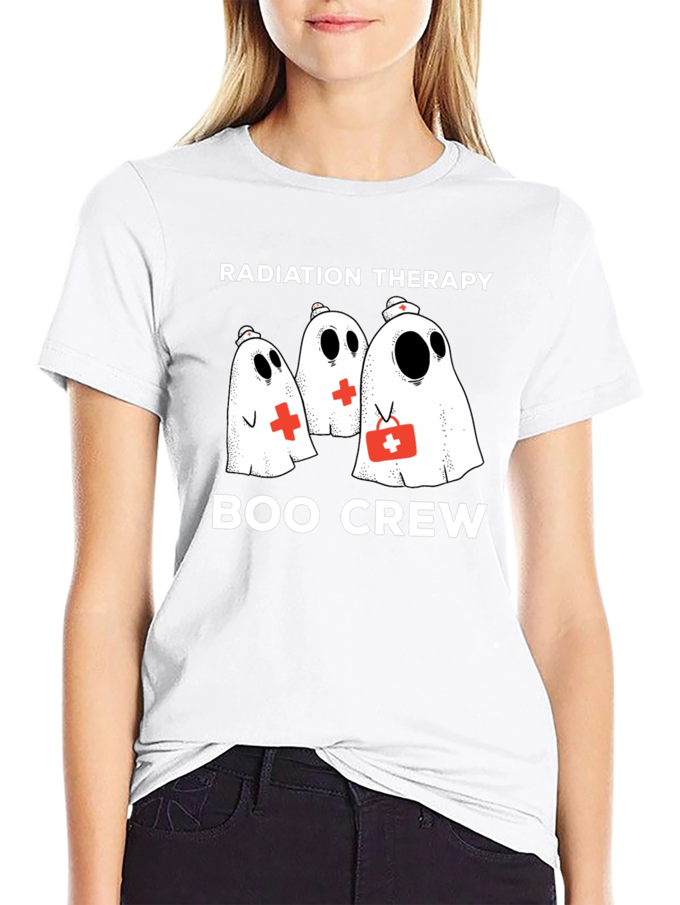 Radiation Therapy Boo Crew T-Shirt