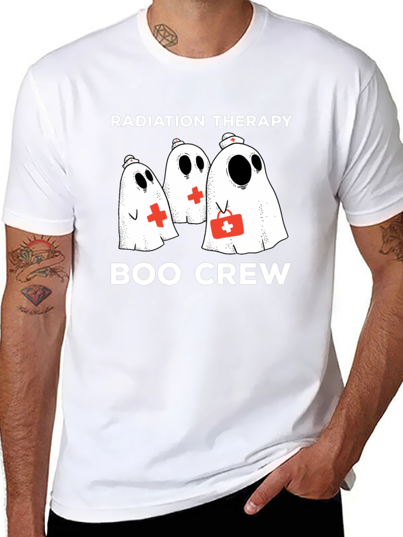 Radiation Therapy Boo Crew T-Shirt