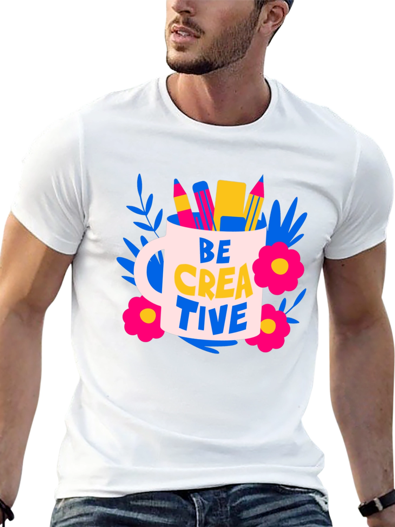 Be Creative T-Shirt - Artistic Design