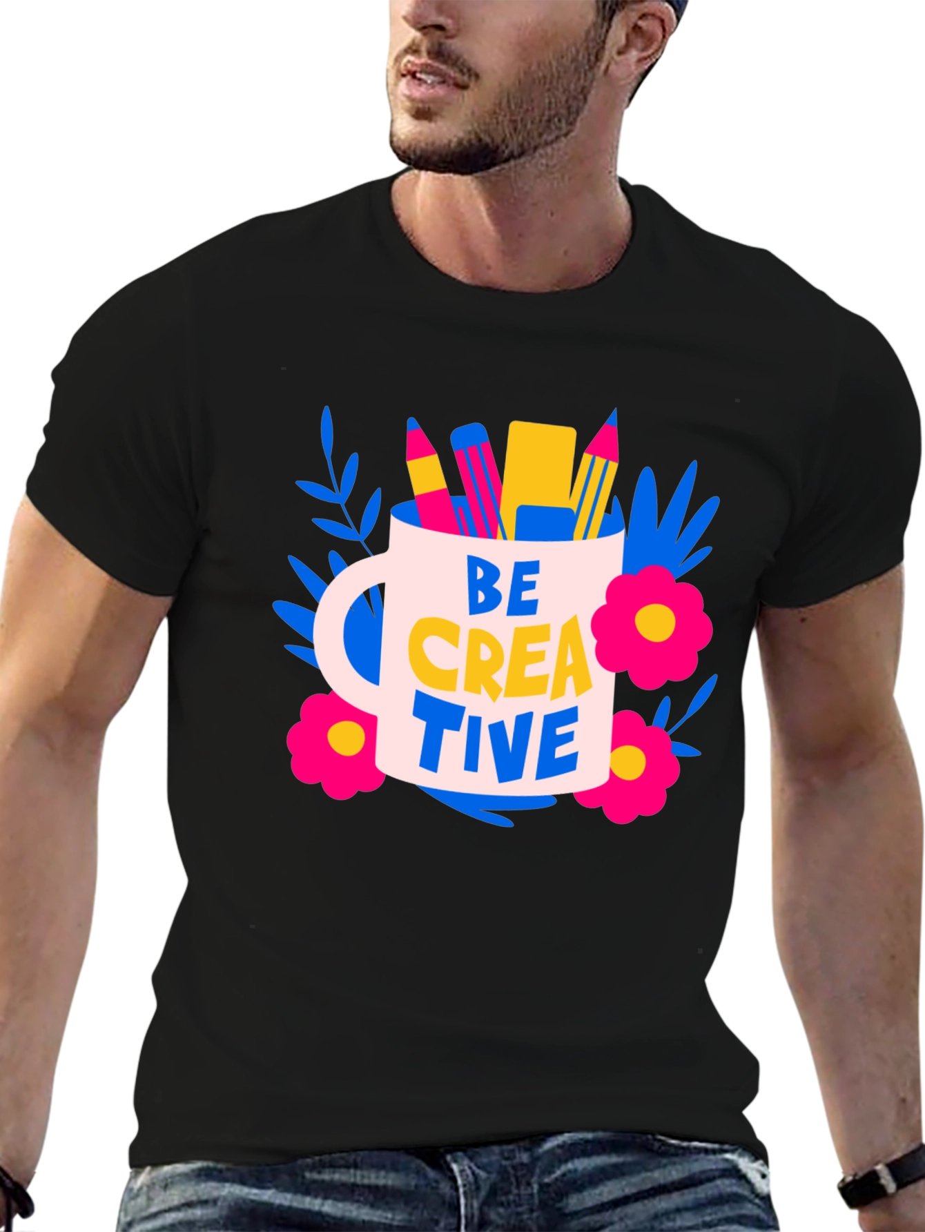 Be Creative T-Shirt - Artistic Design