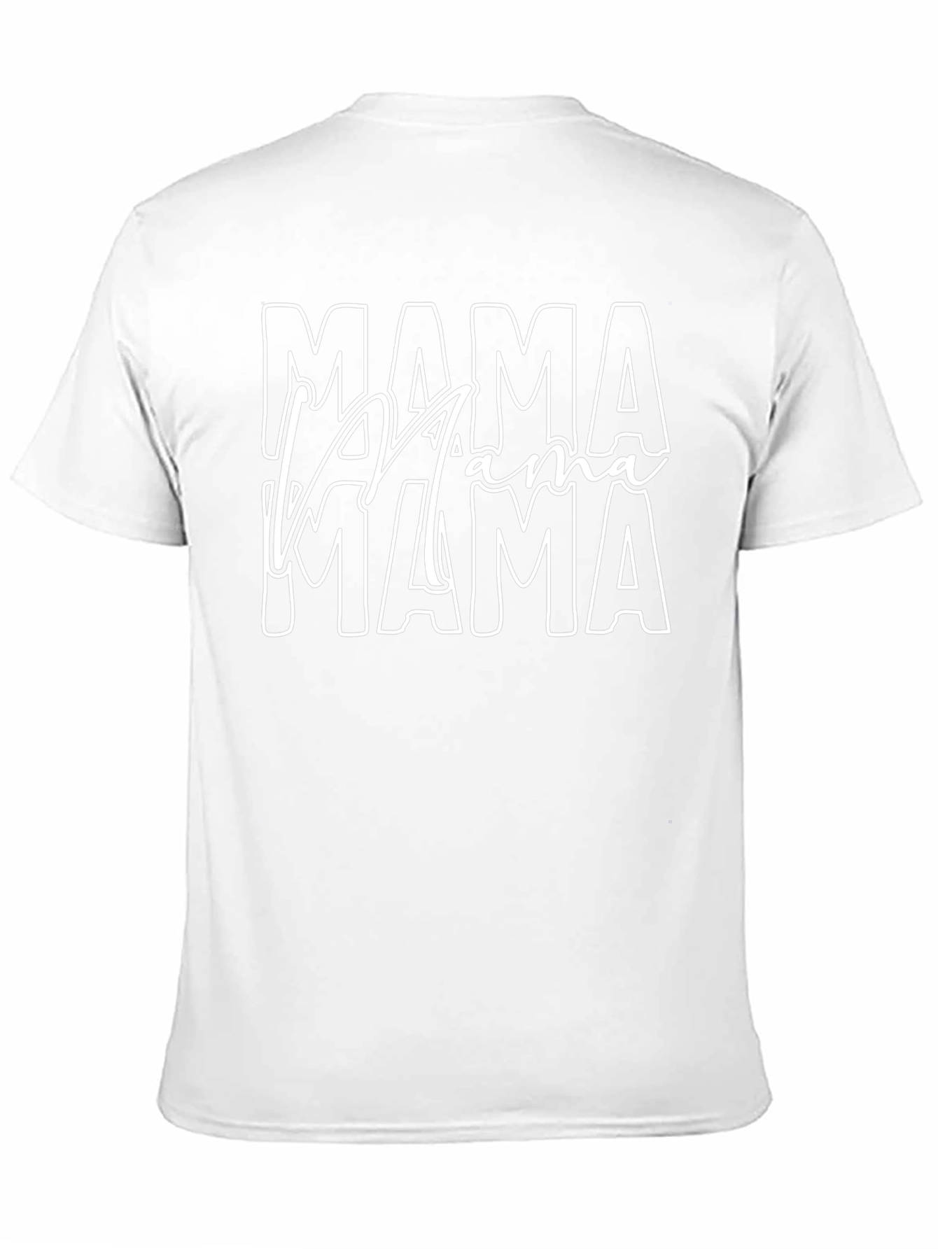 Mama Stacked Graphic Tee - Trendy Mothers Day Shirt