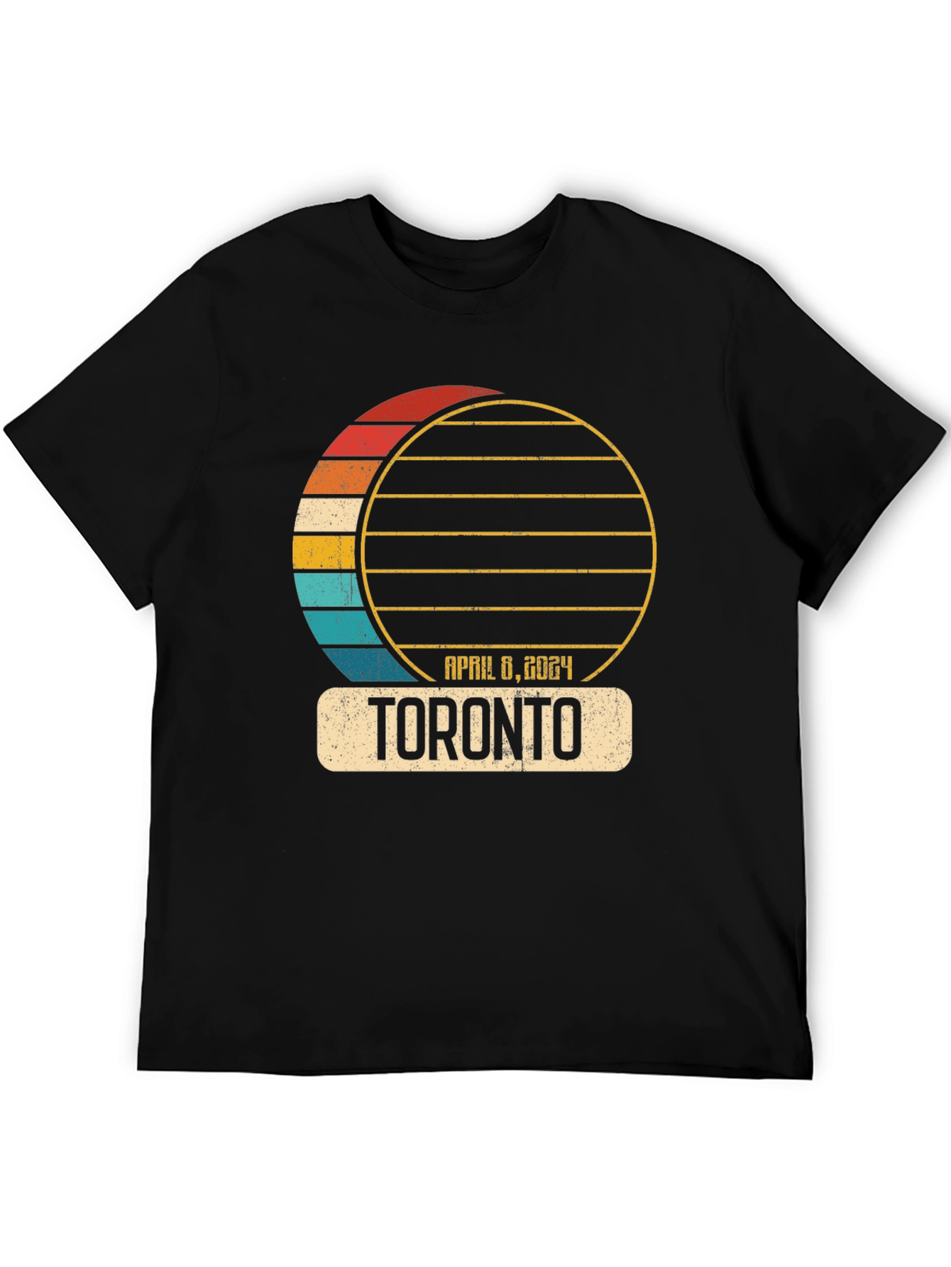 Toronto Eclipse April 8 2024 Mens T-Shirt