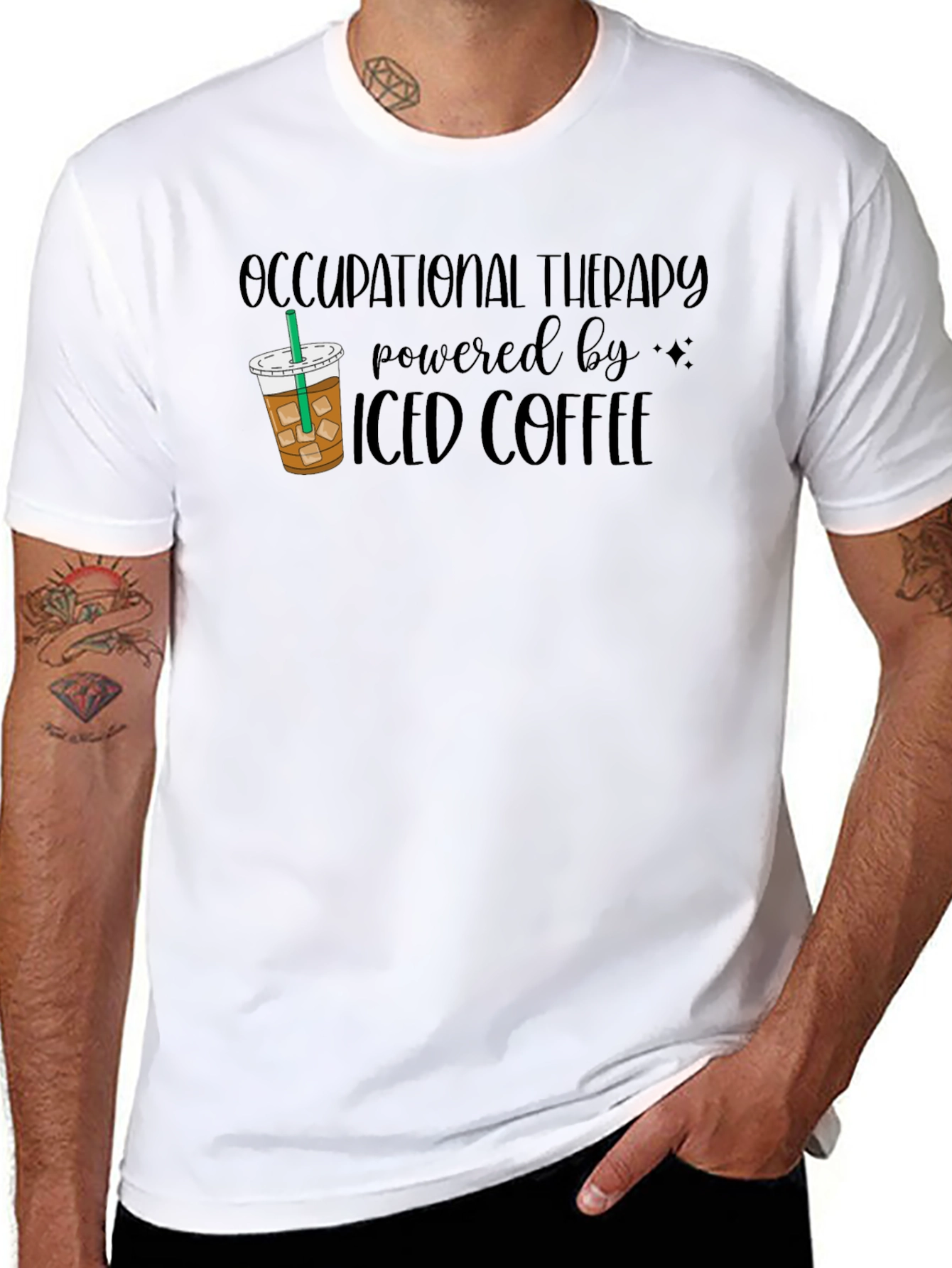 Occupational Therapy Iced Coffee Graphic Tee