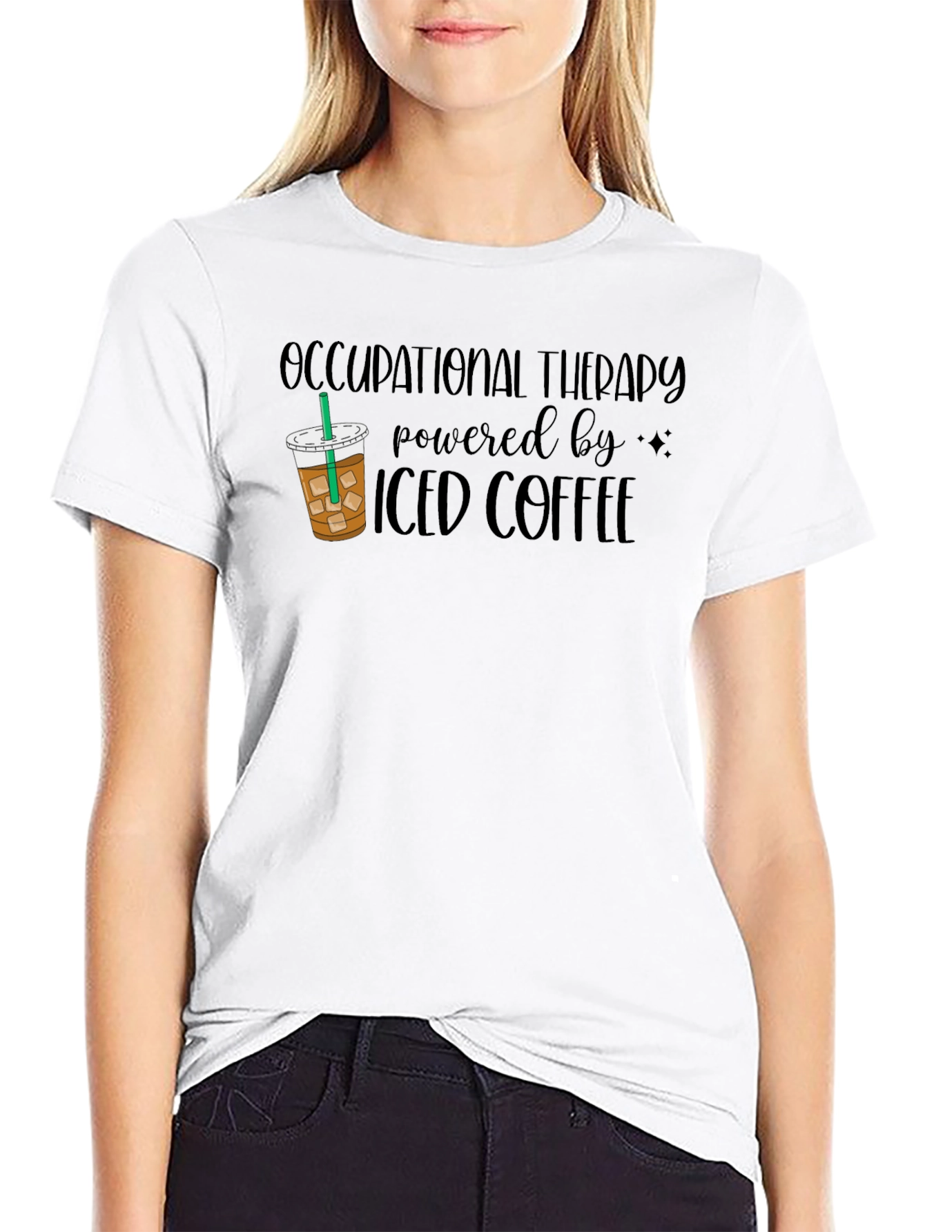 Occupational Therapy Iced Coffee Graphic Tee