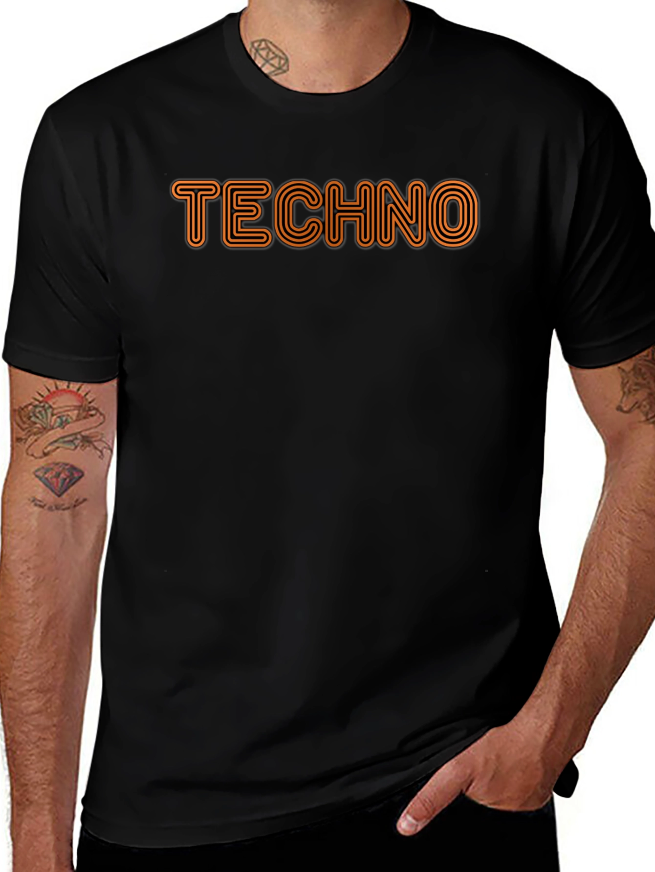 Techno T-Shirt: Retro Style Graphic Tee