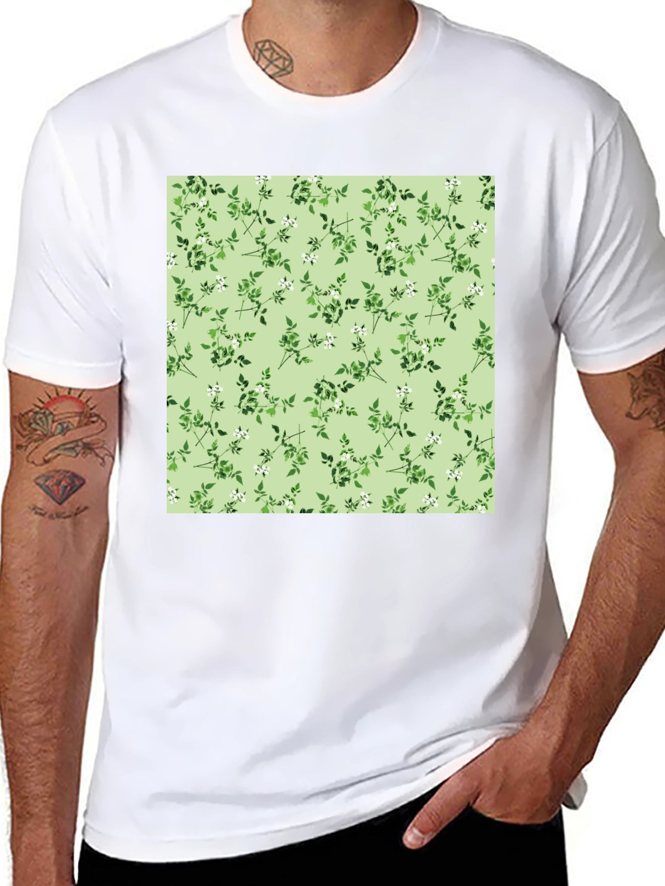 Floral Print Tee - Stylish & Comfortable