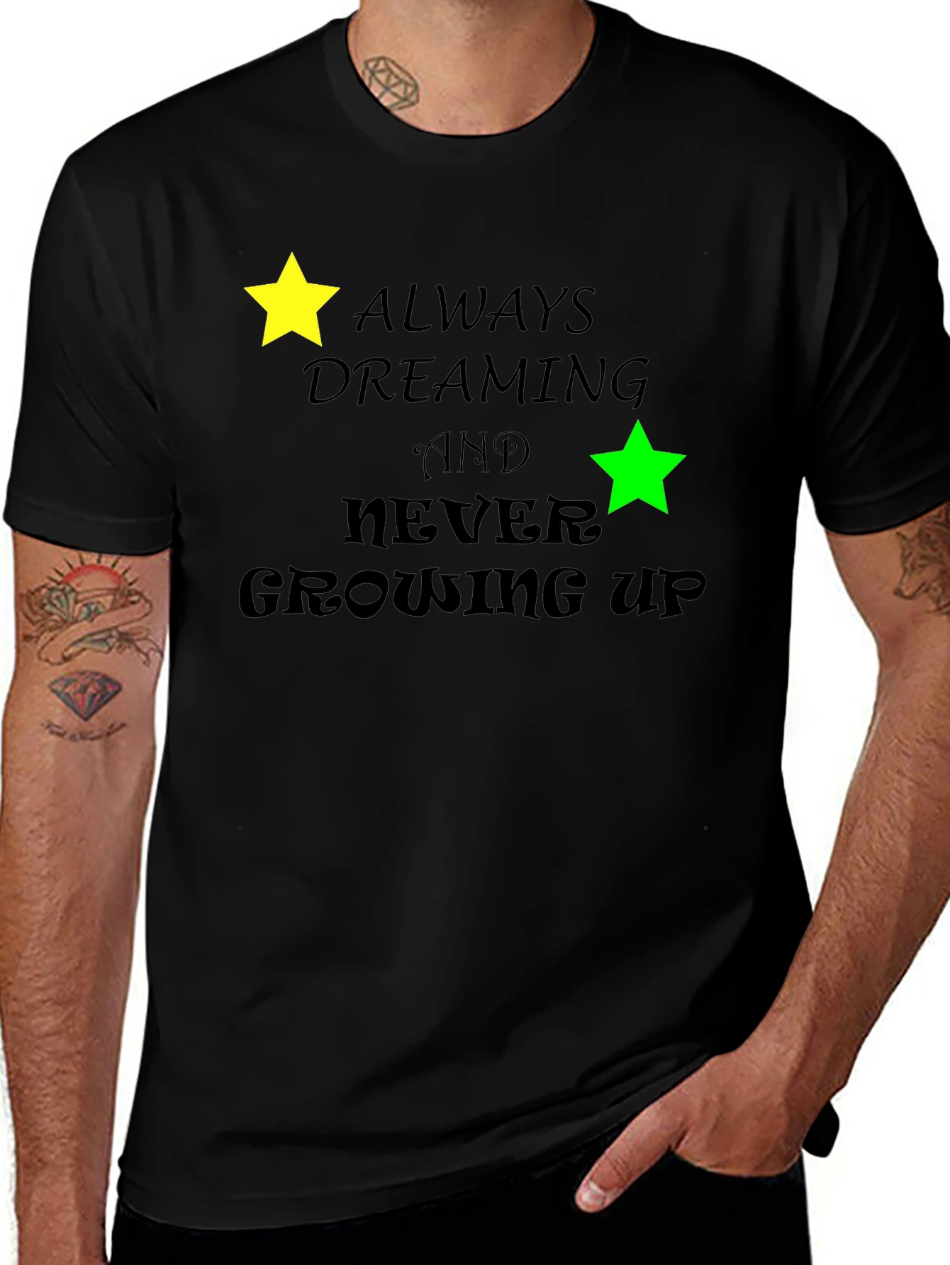 Dreamers T-Shirt: Always Dreaming Never Growing Up