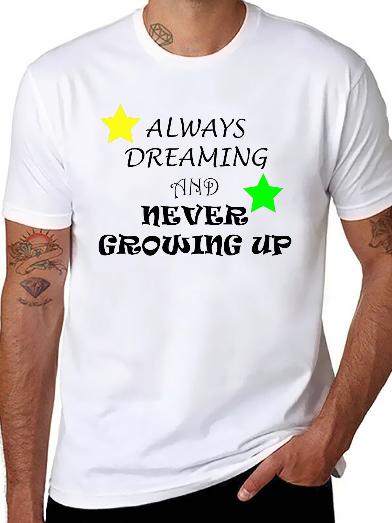Dreamers T-Shirt: Always Dreaming Never Growing Up