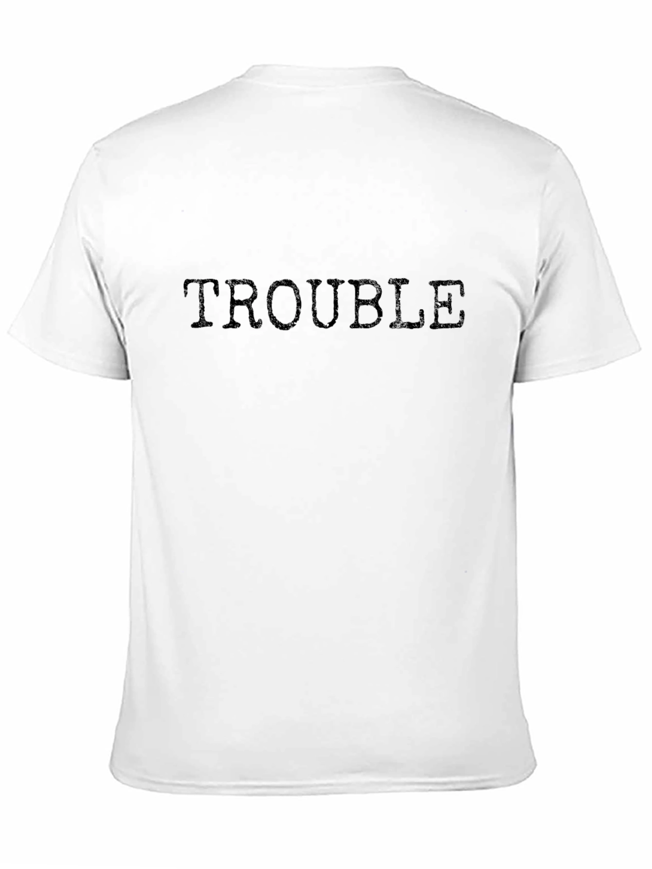 Trouble Graphic Tee - Casual Unisex T-Shirt